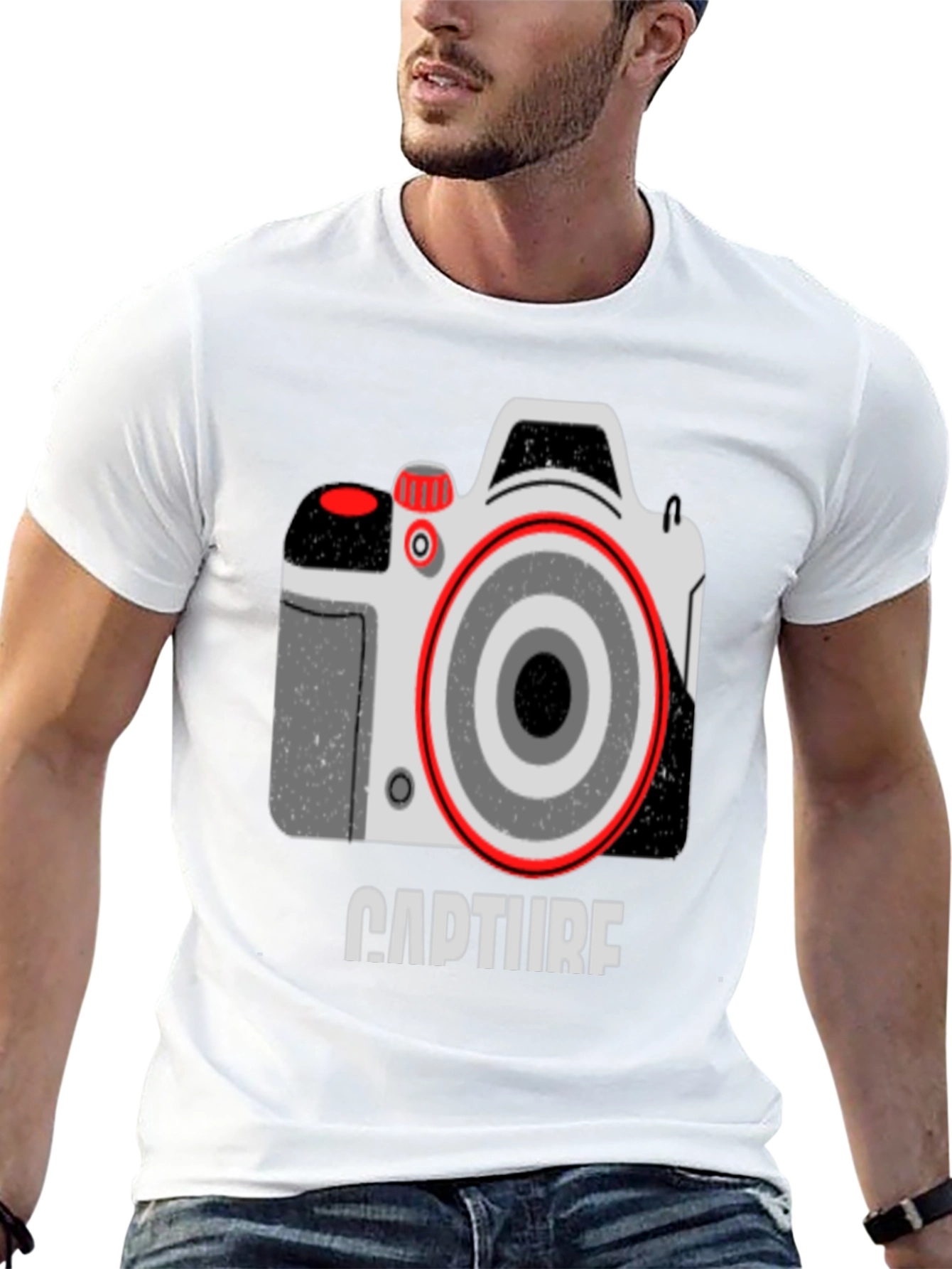 Capture Camera Graphic T-Shirt - Photography Tee