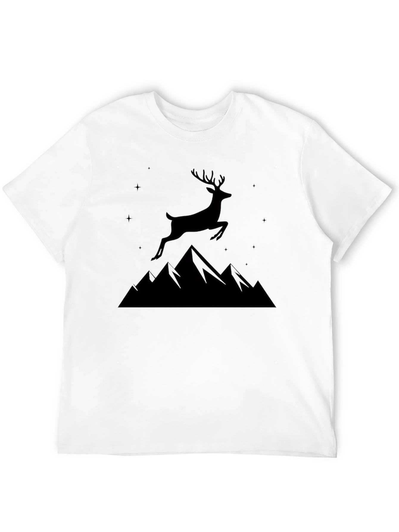 Black Deer Mountain Graphic Tee