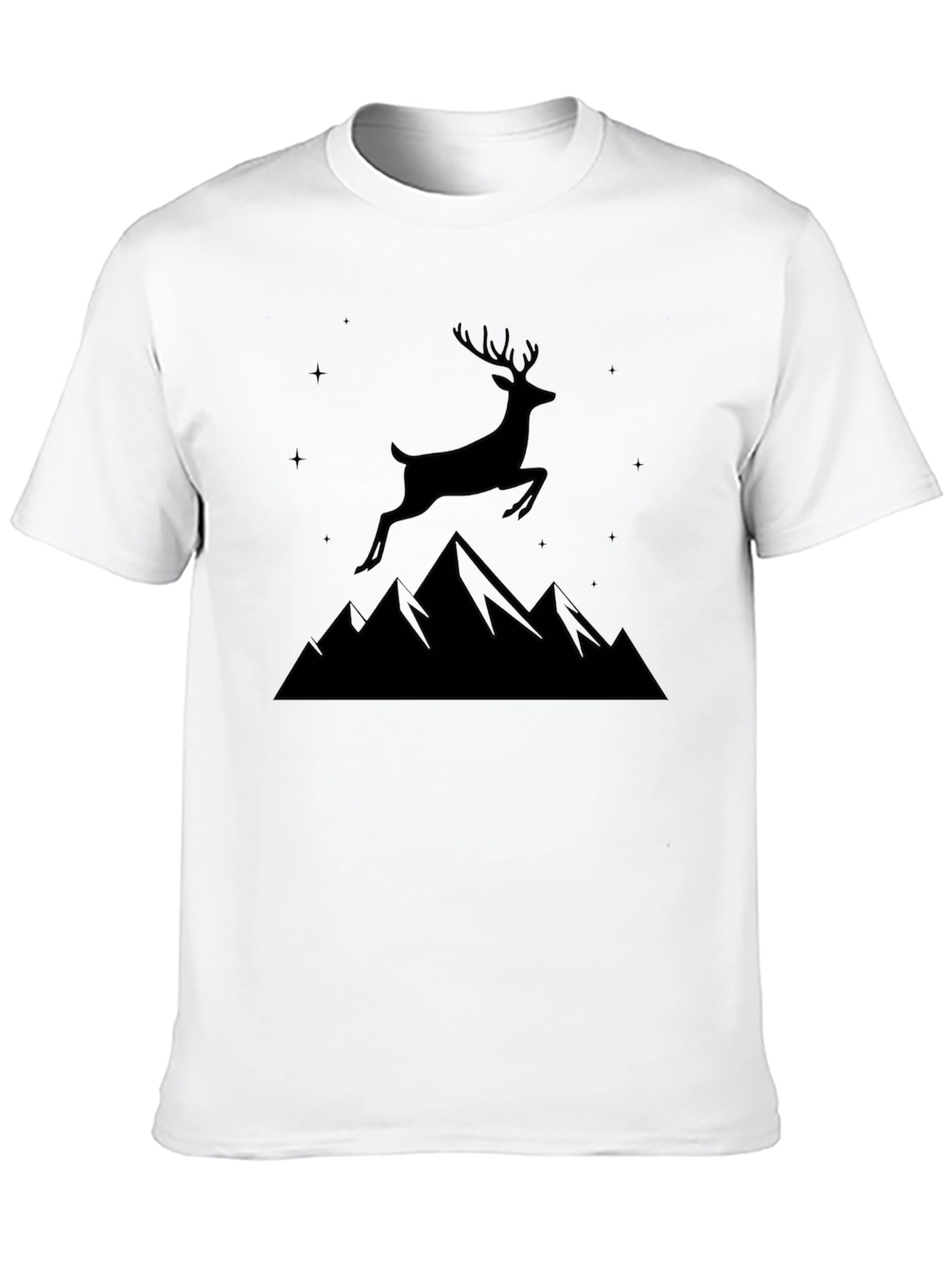 Black Deer Mountain Graphic Tee