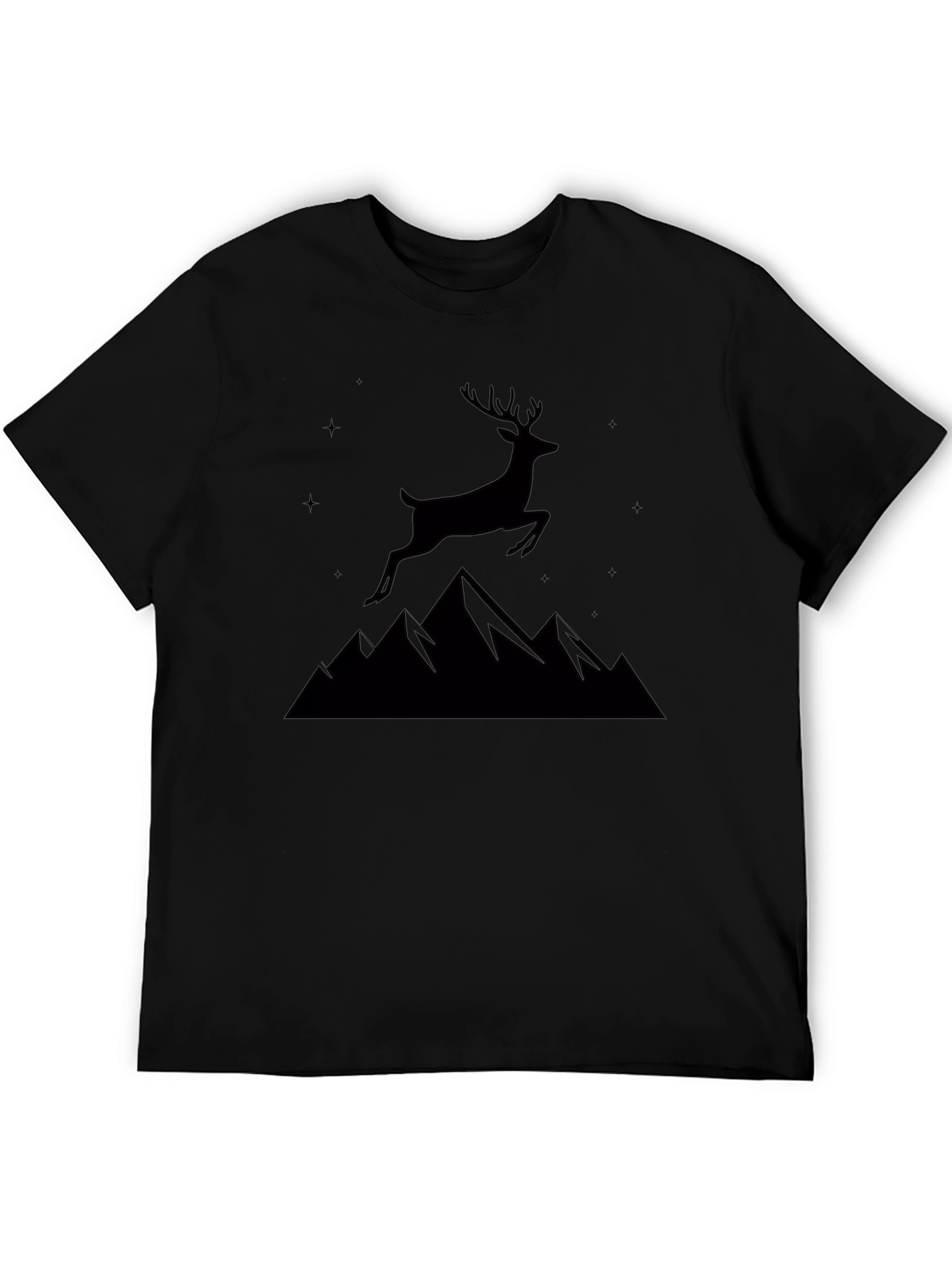 Black Deer Mountain Graphic Tee