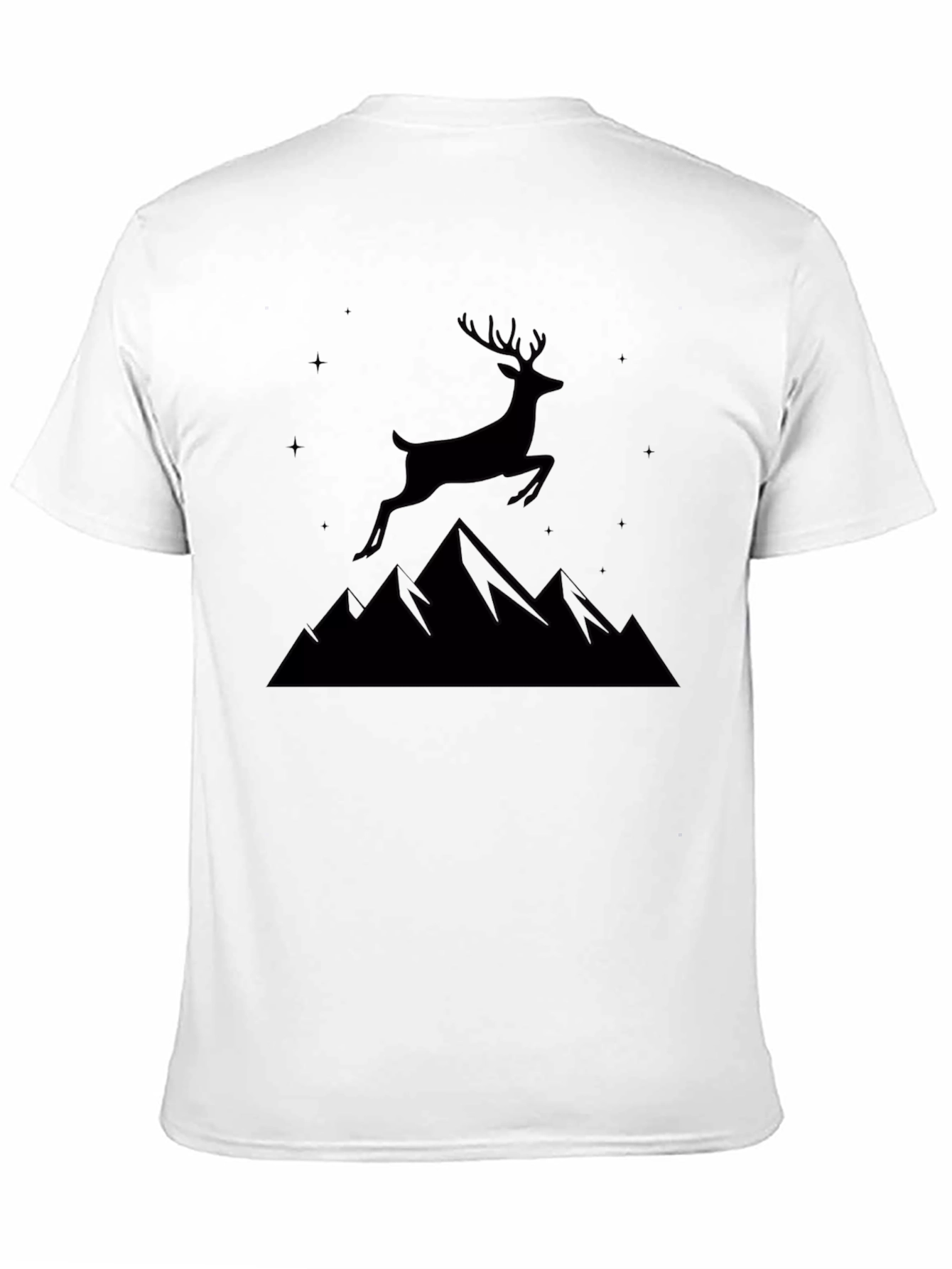 Black Deer Mountain Graphic Tee