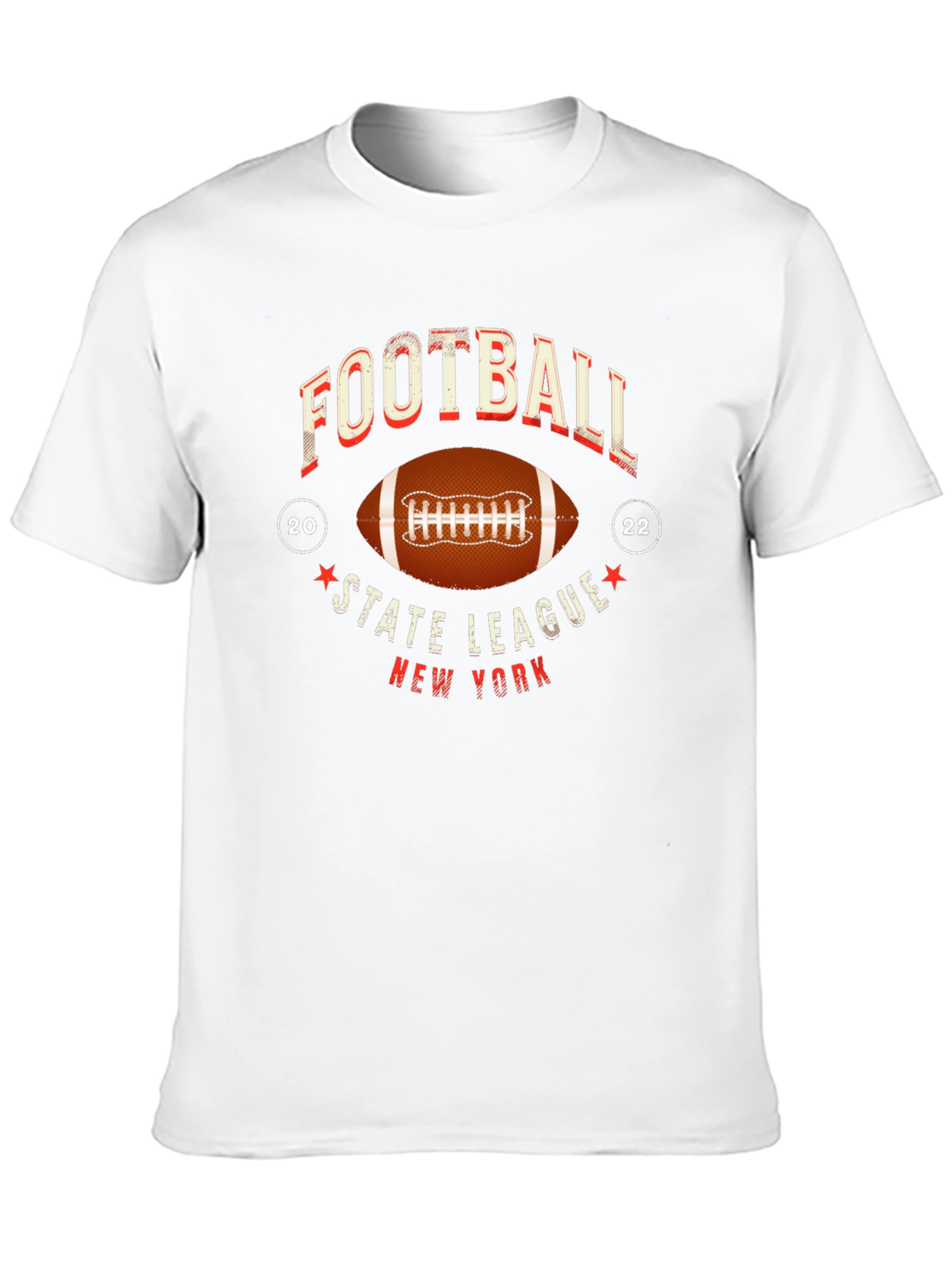 Football State League New York Graphic T-Shirt