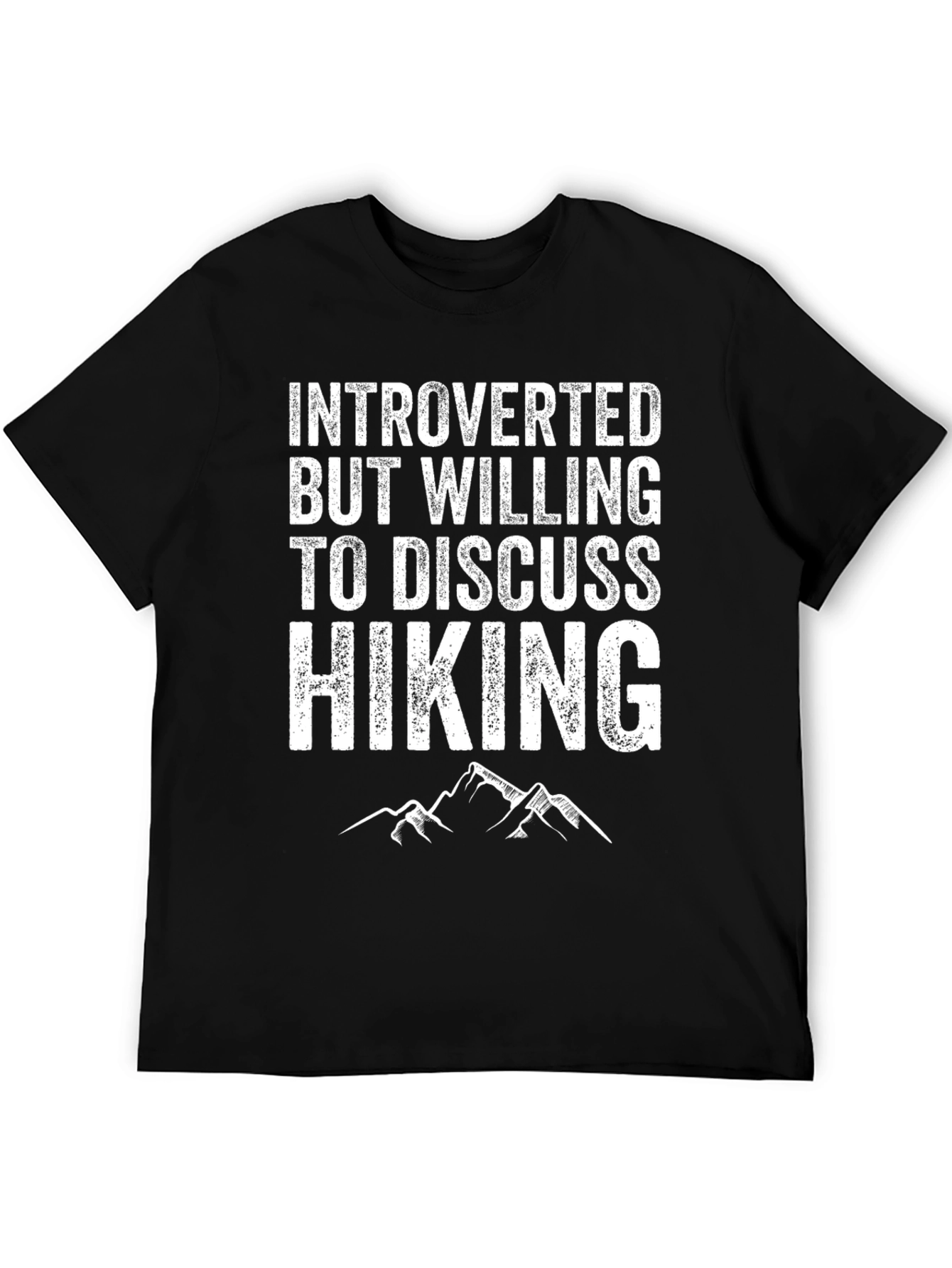 Introverted Hiking Graphic T-Shirt