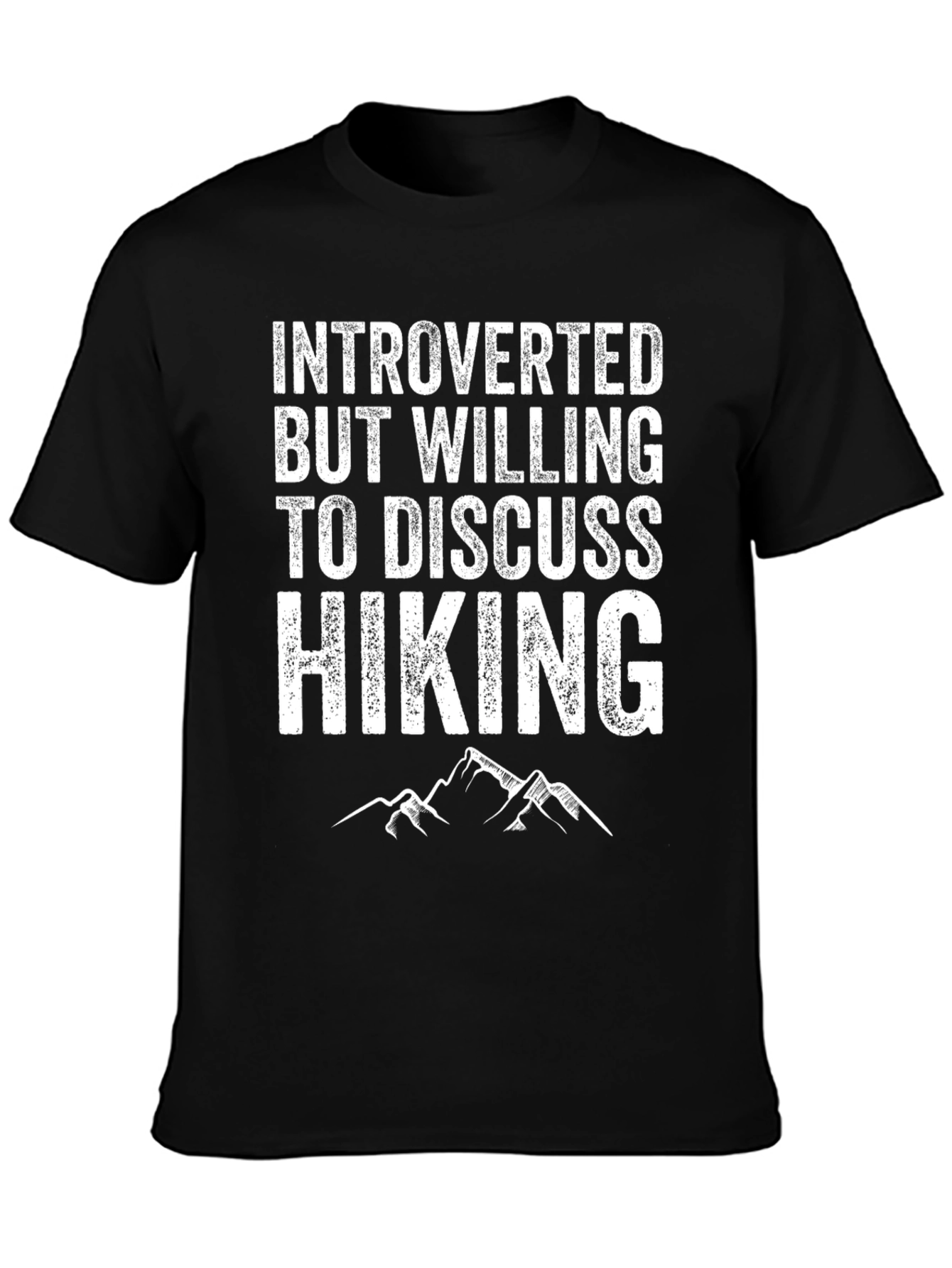 Introverted Hiking Graphic T-Shirt