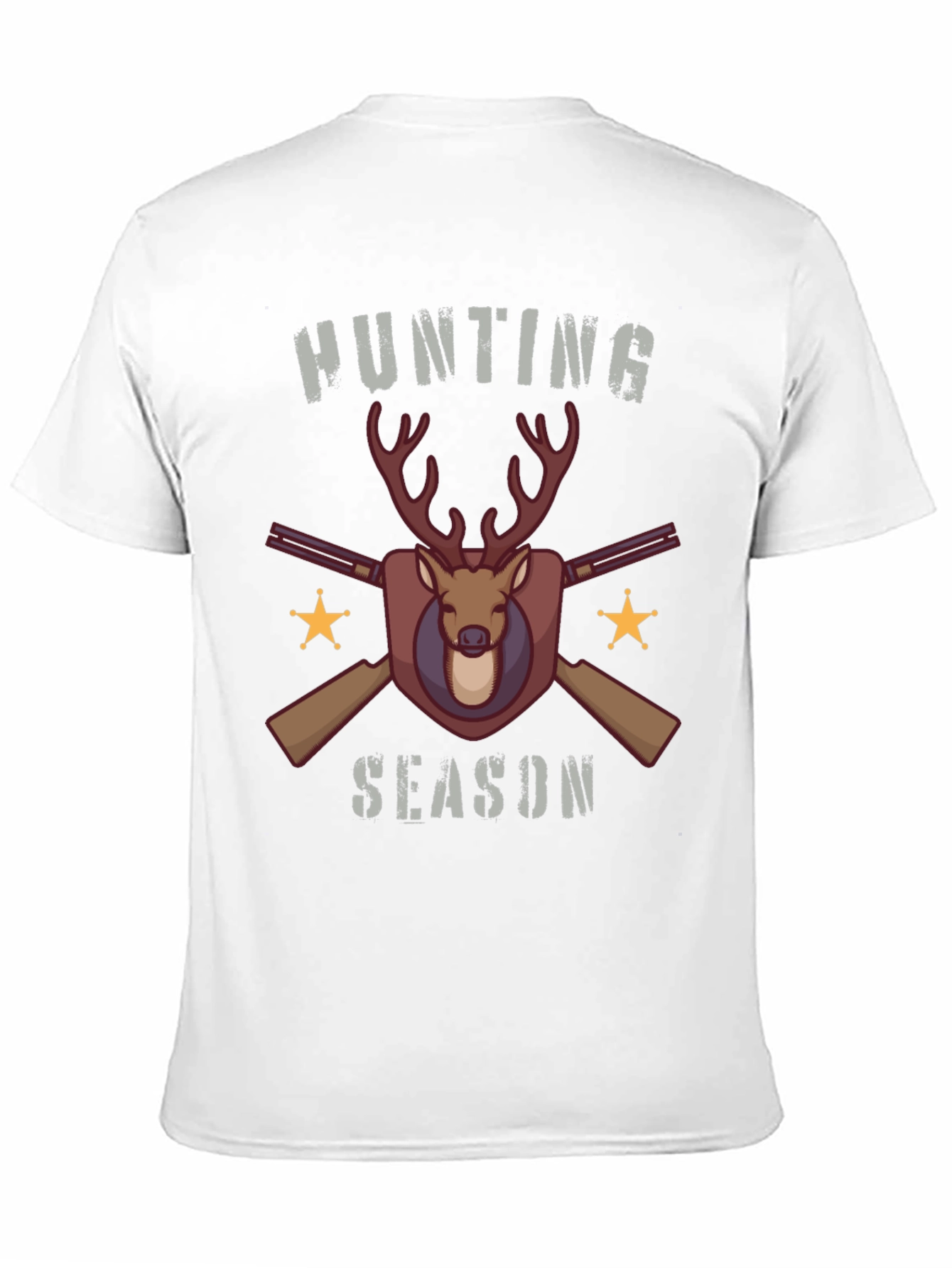 Hunting Season Deer & Guns Graphic T-Shirt