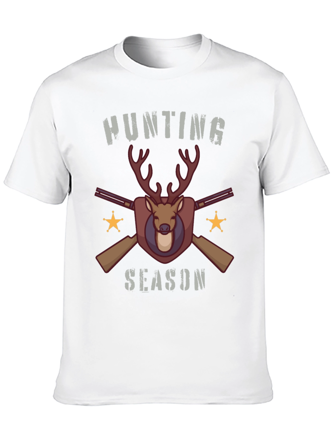 Hunting Season Deer & Guns Graphic T-Shirt