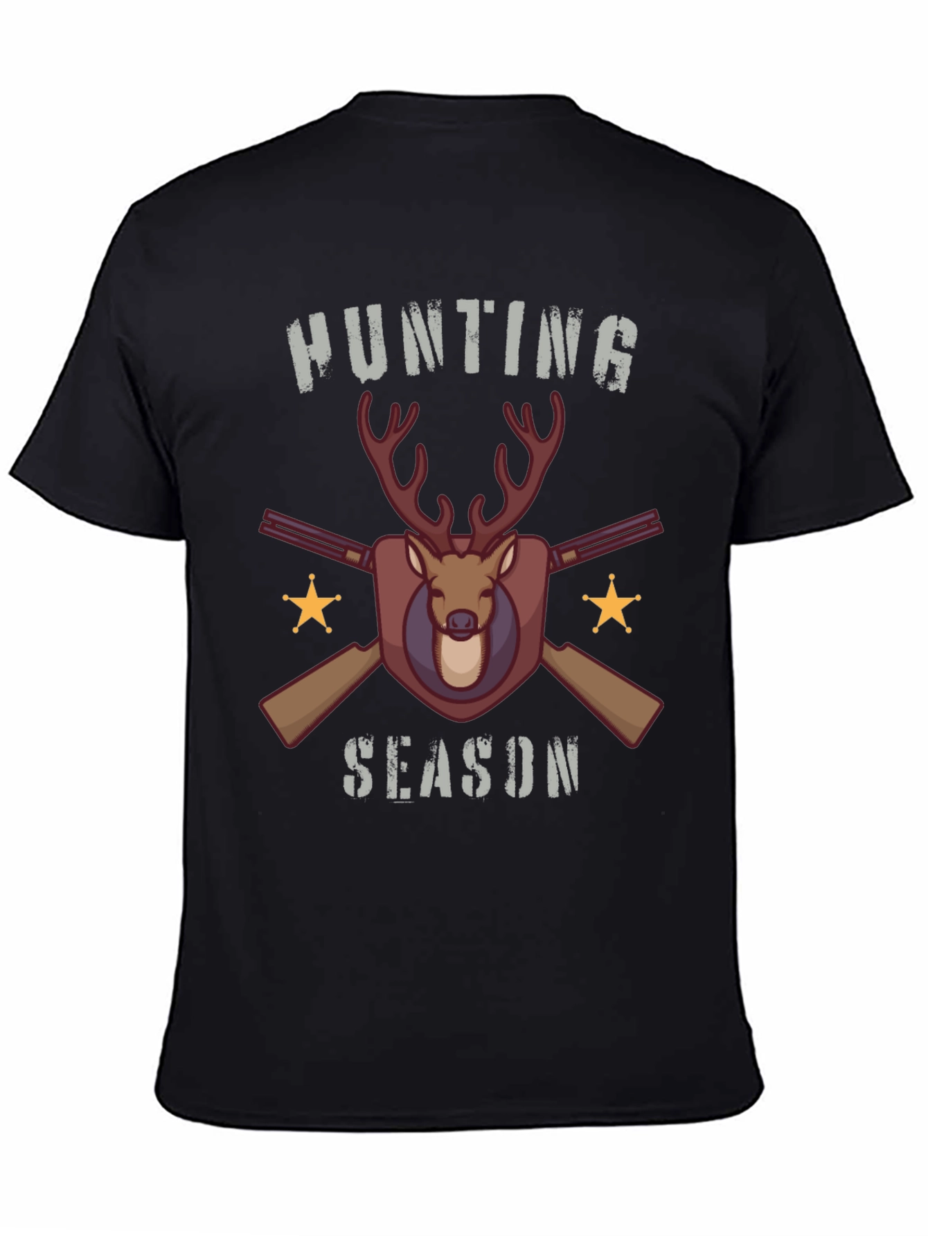 Hunting Season Deer & Guns Graphic T-Shirt