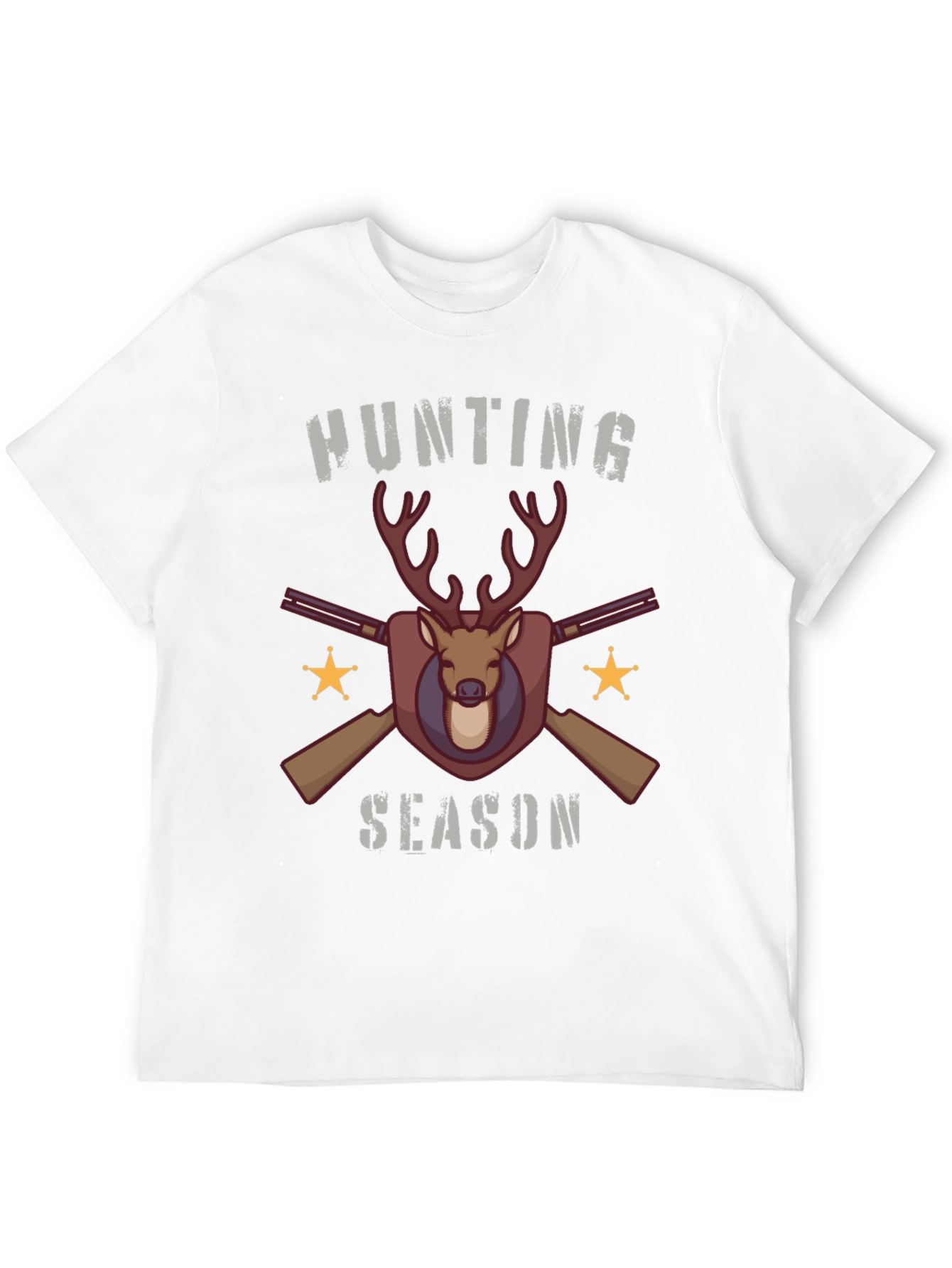 Hunting Season Deer & Guns Graphic T-Shirt