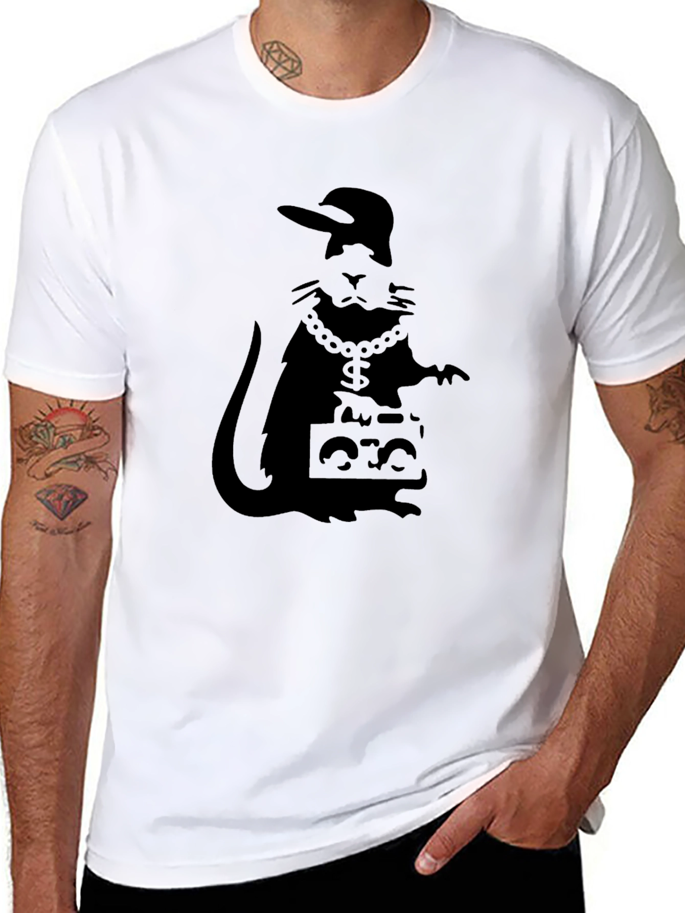 Urban Rat Graphic Tee - Street Style Cool
