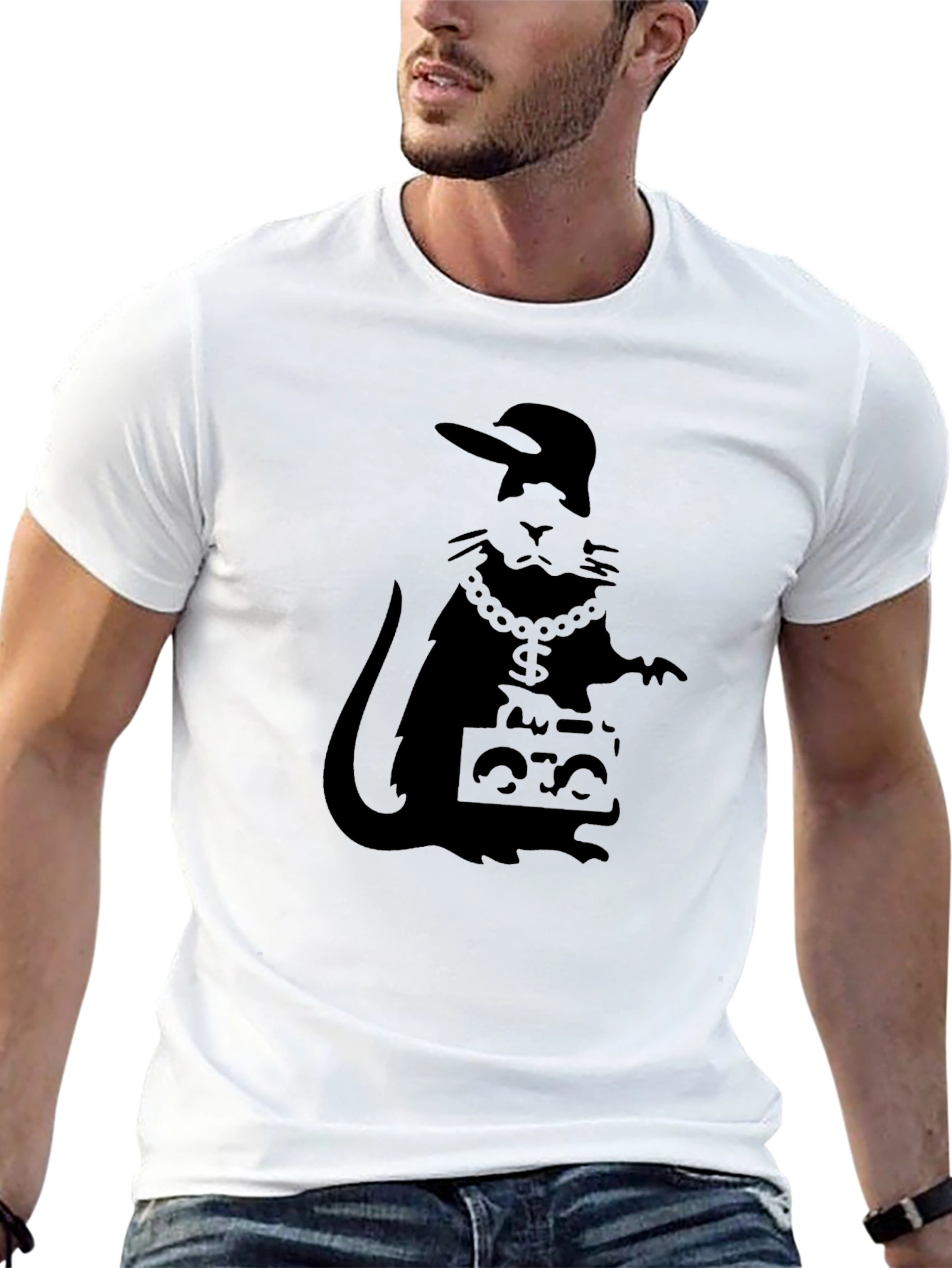 Urban Rat Graphic Tee - Street Style Cool
