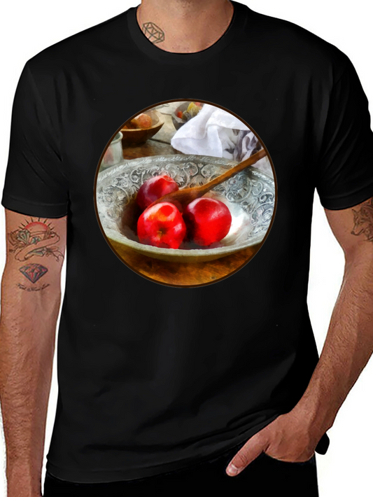 Artistic Apples T-Shirt - Unique Foodie Fashion