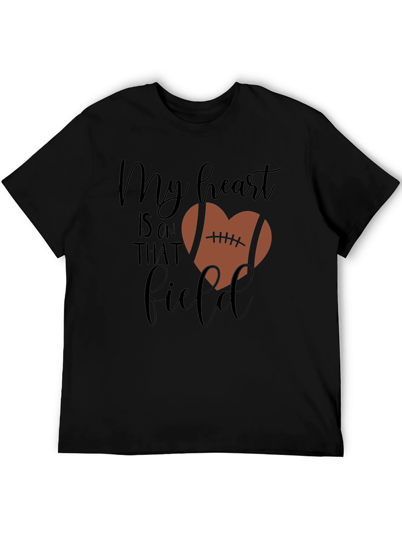 My Heart Is On That Field Football Heart Shirt