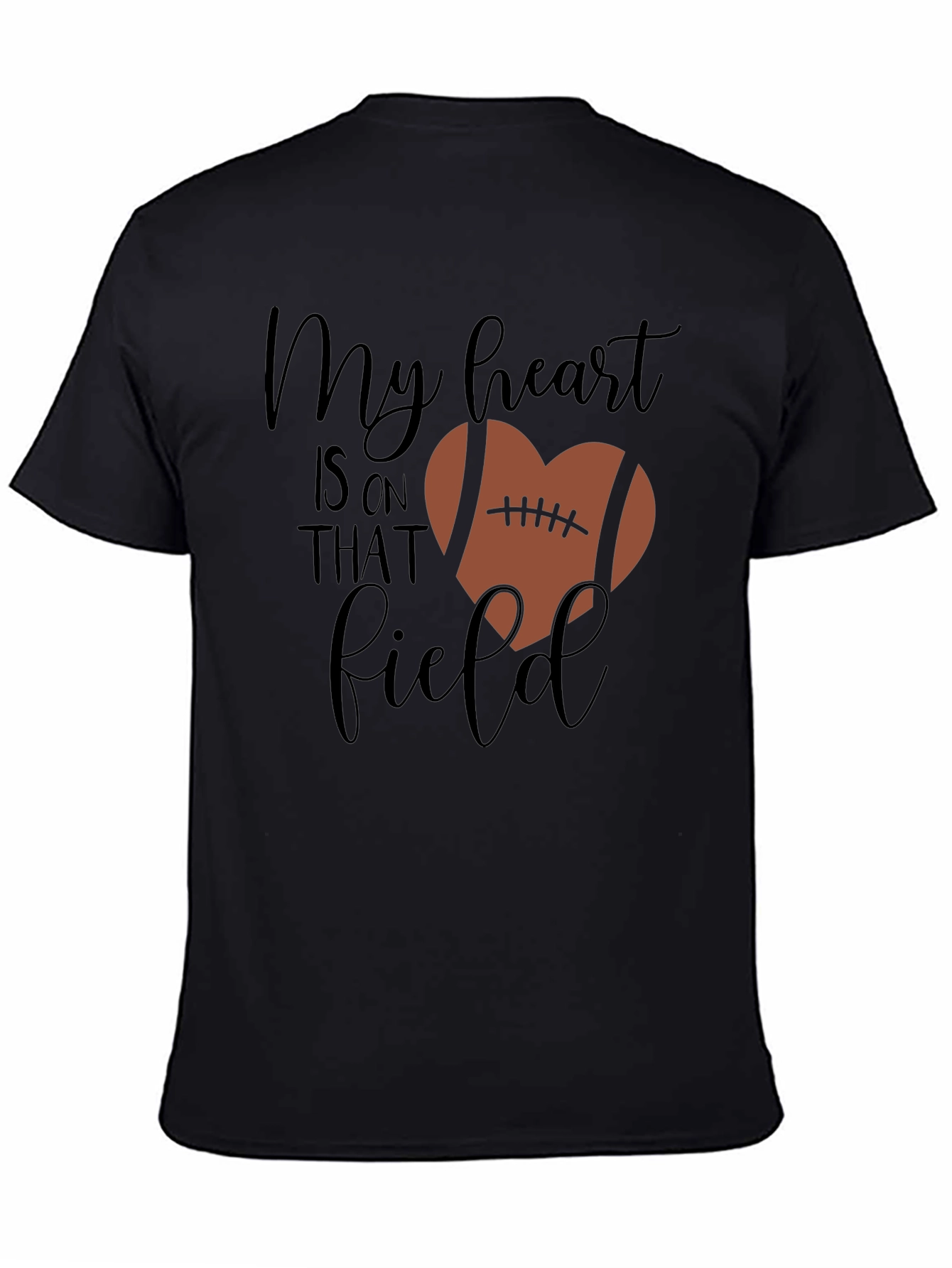 My Heart Is On That Field Football Heart Shirt