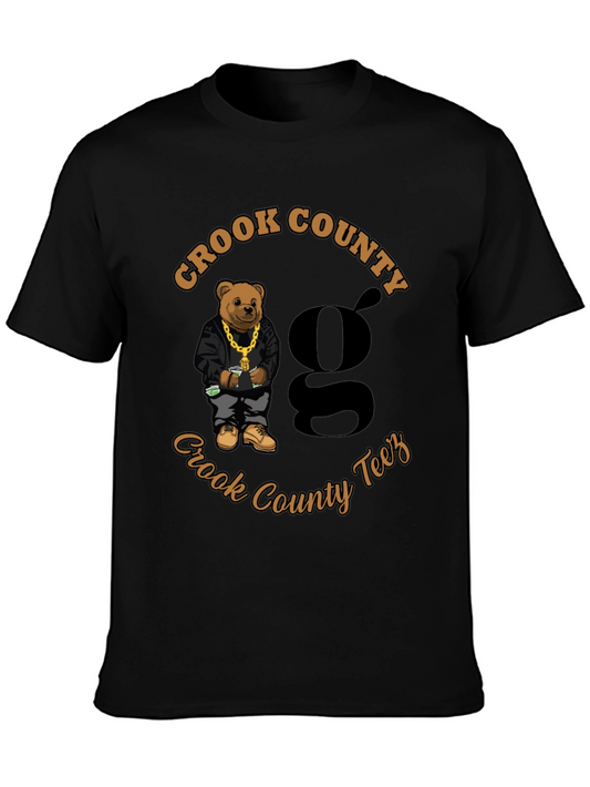 Crook County Teez Black Graphic T-Shirt