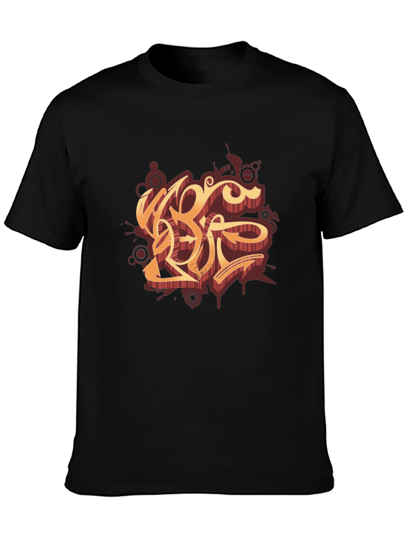 Cool Graphic Tee - Urban Style Black T-Shirt