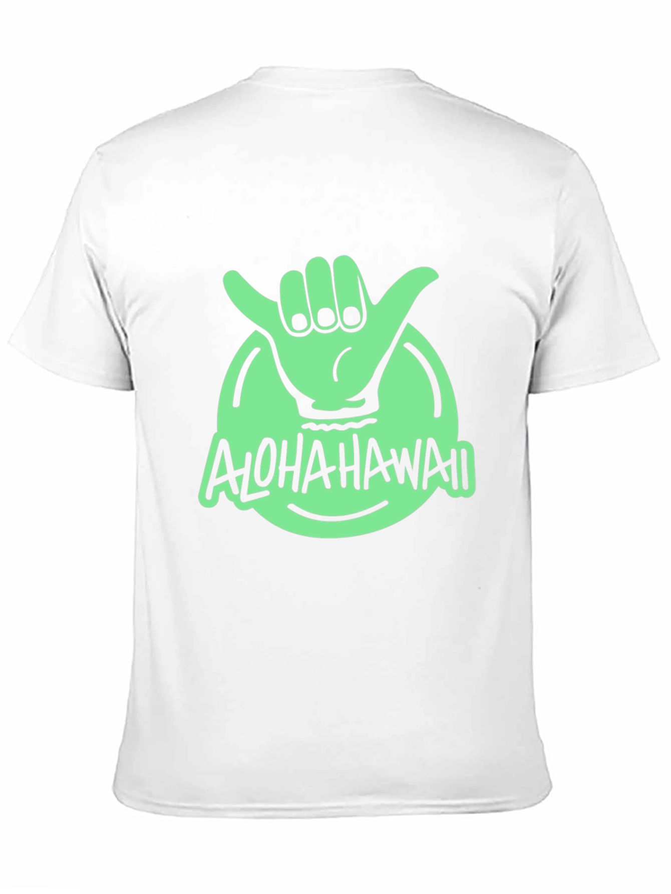 Aloha Hawaii Shaka Hand Graphic Tee - Black