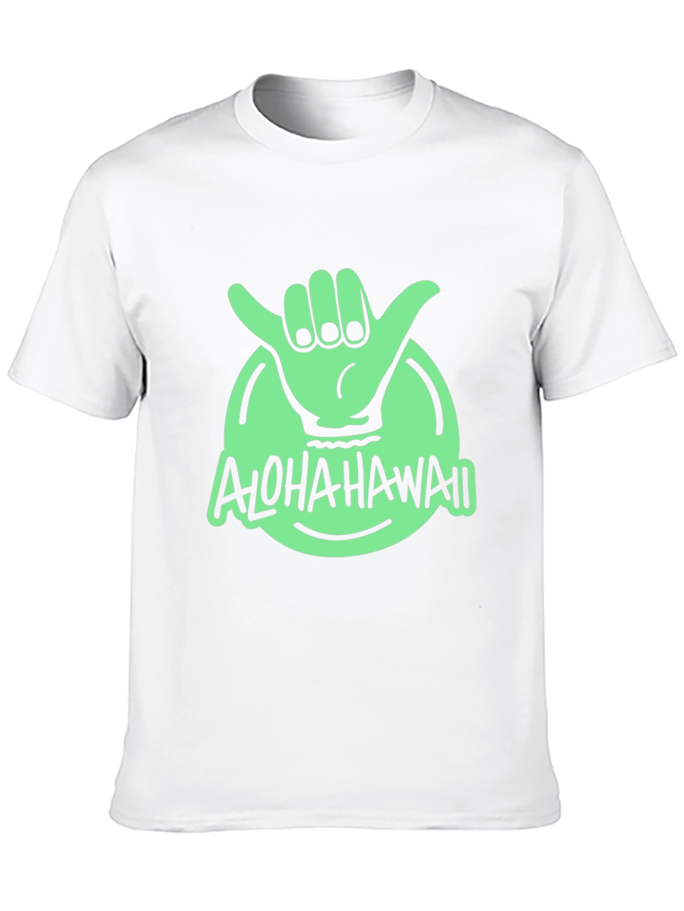 Aloha Hawaii Shaka Hand Graphic Tee - Black