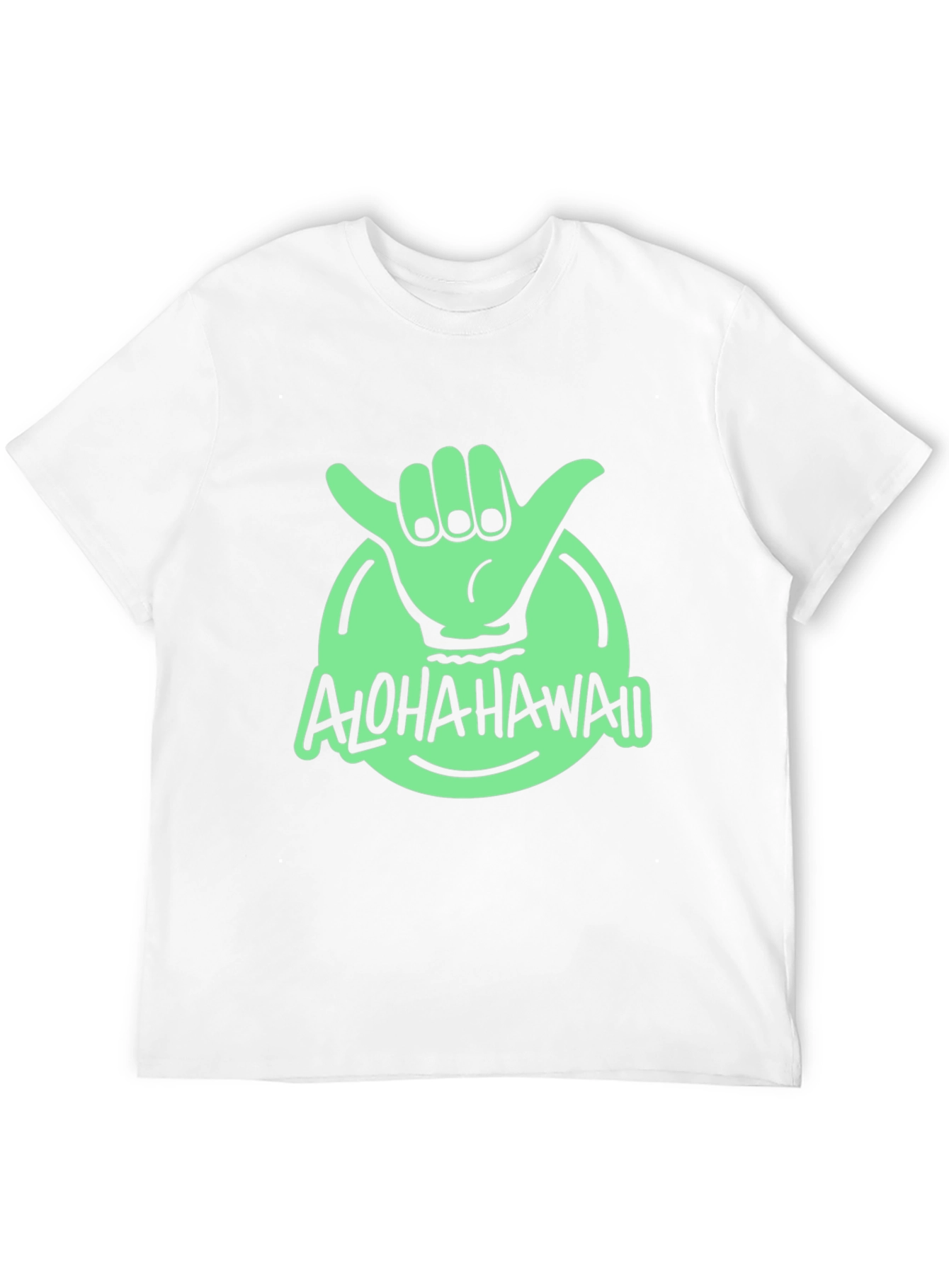 Aloha Hawaii Shaka Hand Graphic Tee - Black