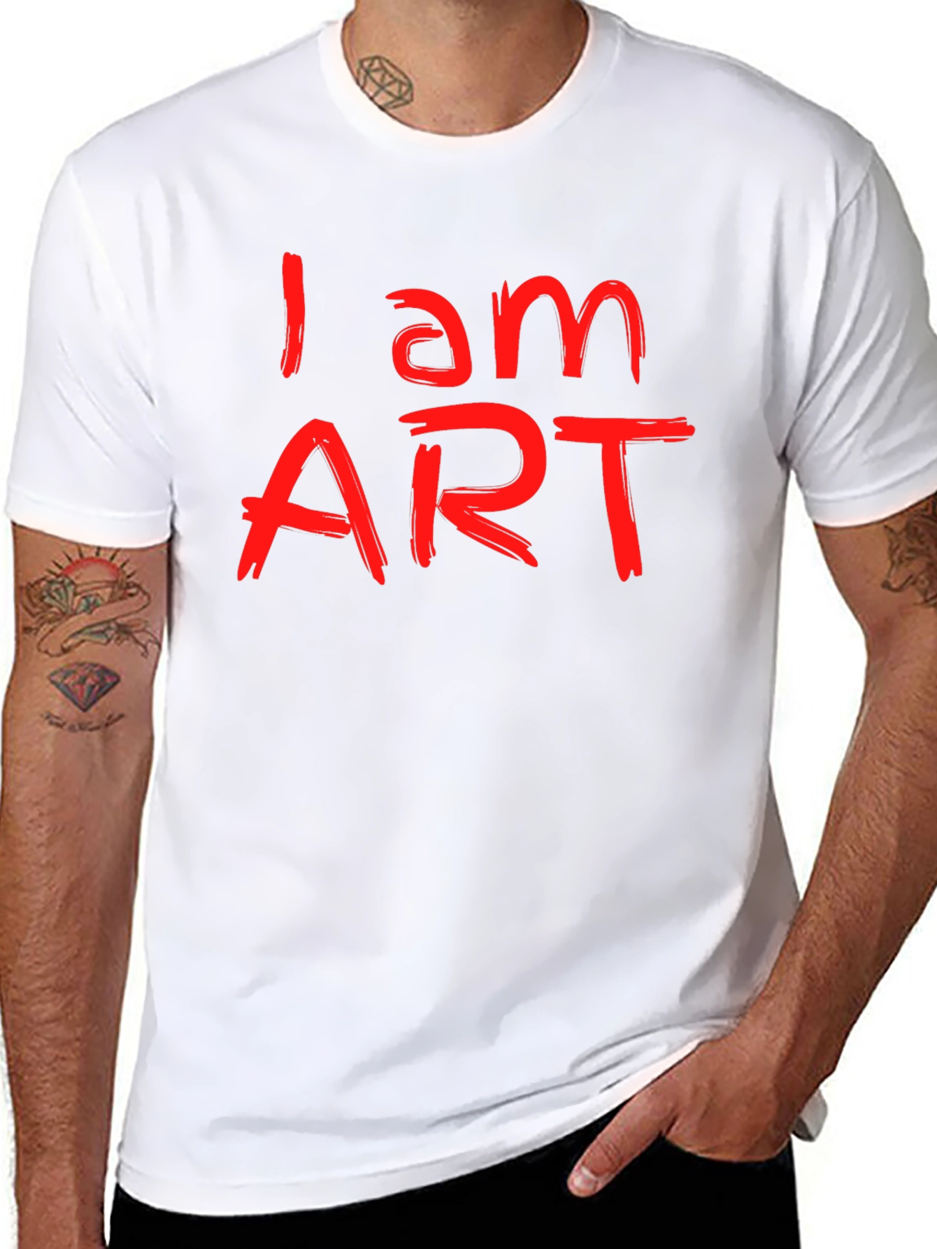 I am ART Graphic Tee - Express Yourself!