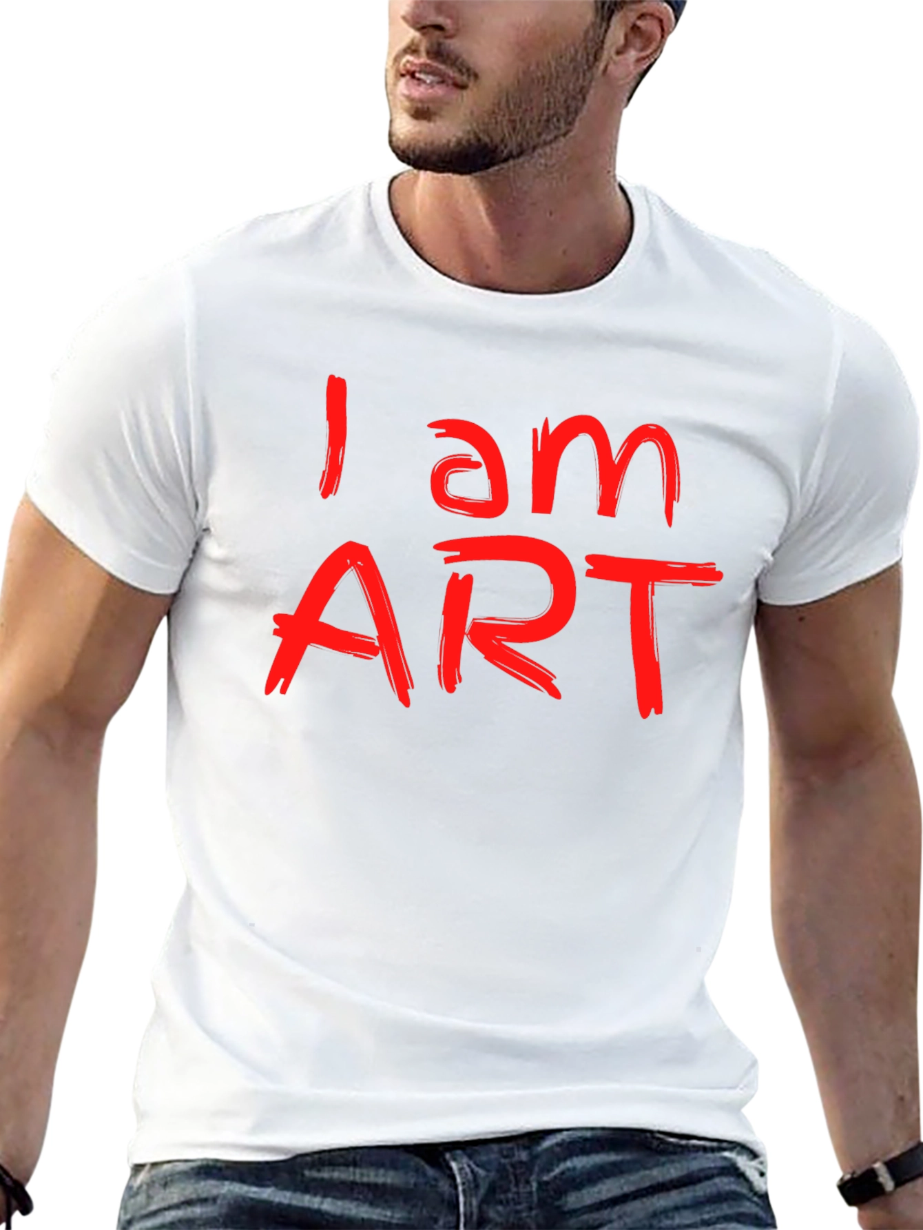 I am ART Graphic Tee - Express Yourself!
