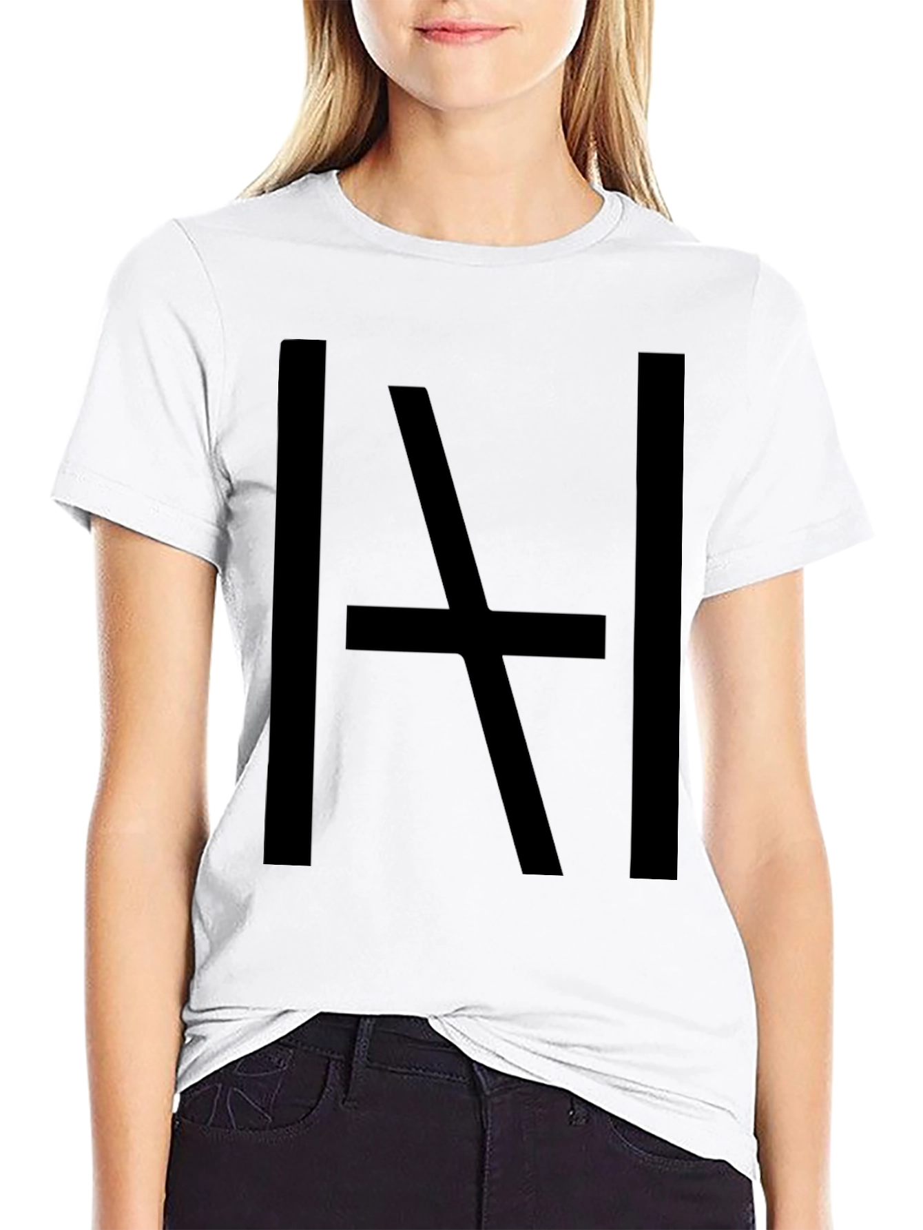 Bold Graphic Tee - Abstract Black Print