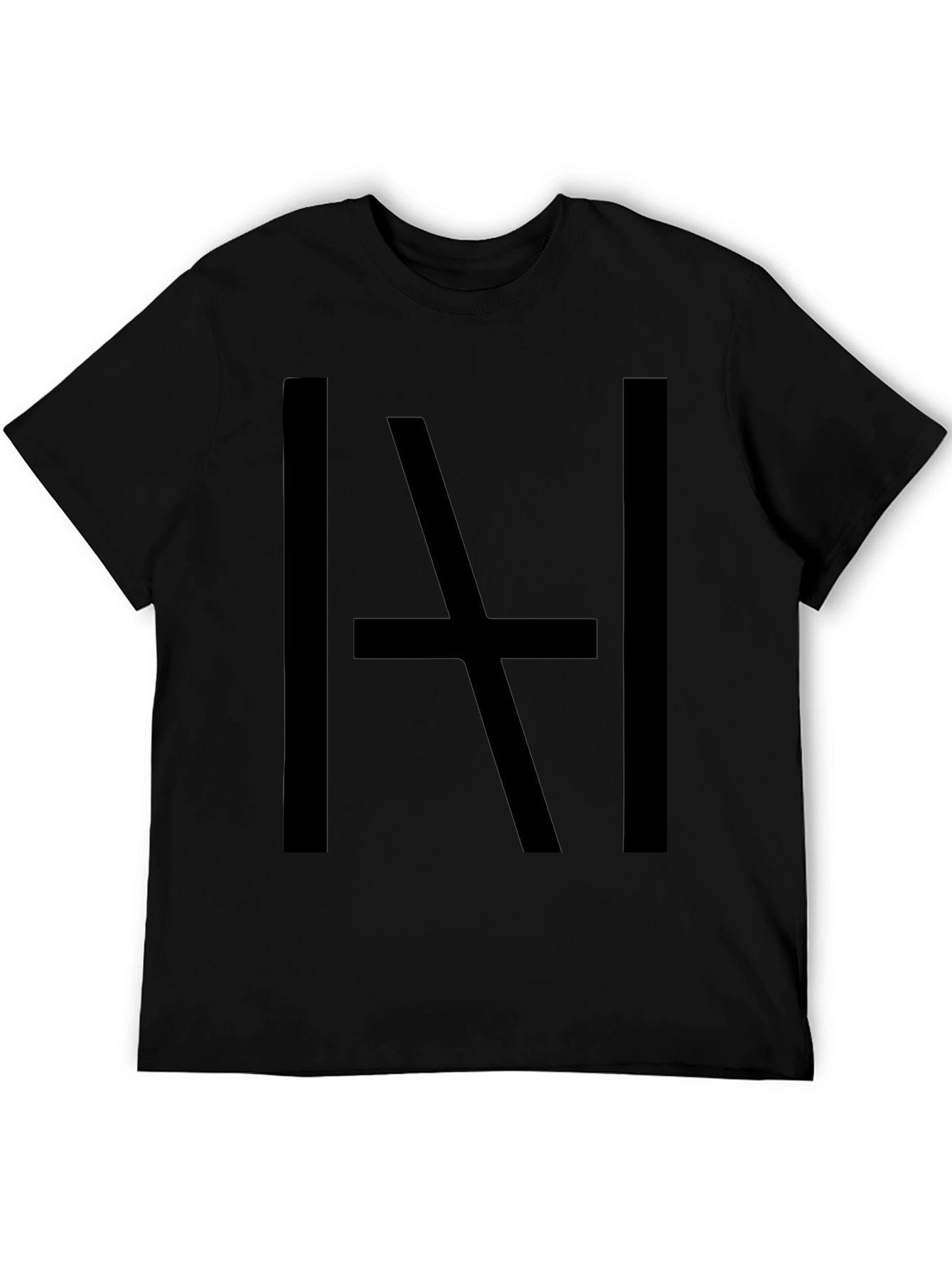 Bold Graphic Tee - Abstract Black Print