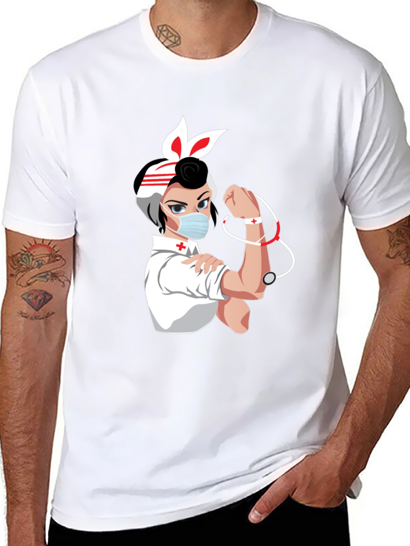 Nurse Strong T-Shirt - Essential Worker Apparel