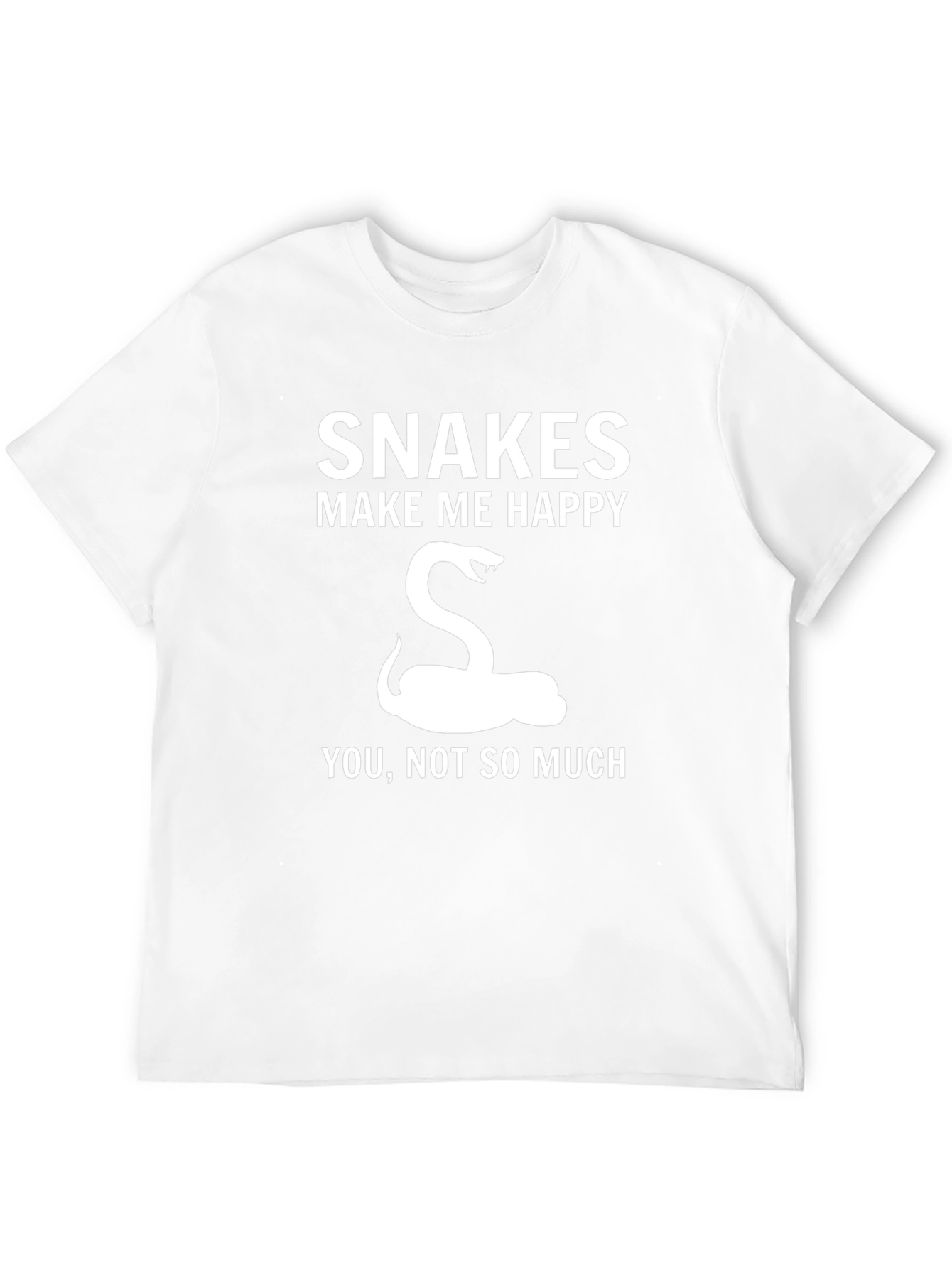 Snakes Make Me Happy T-Shirt