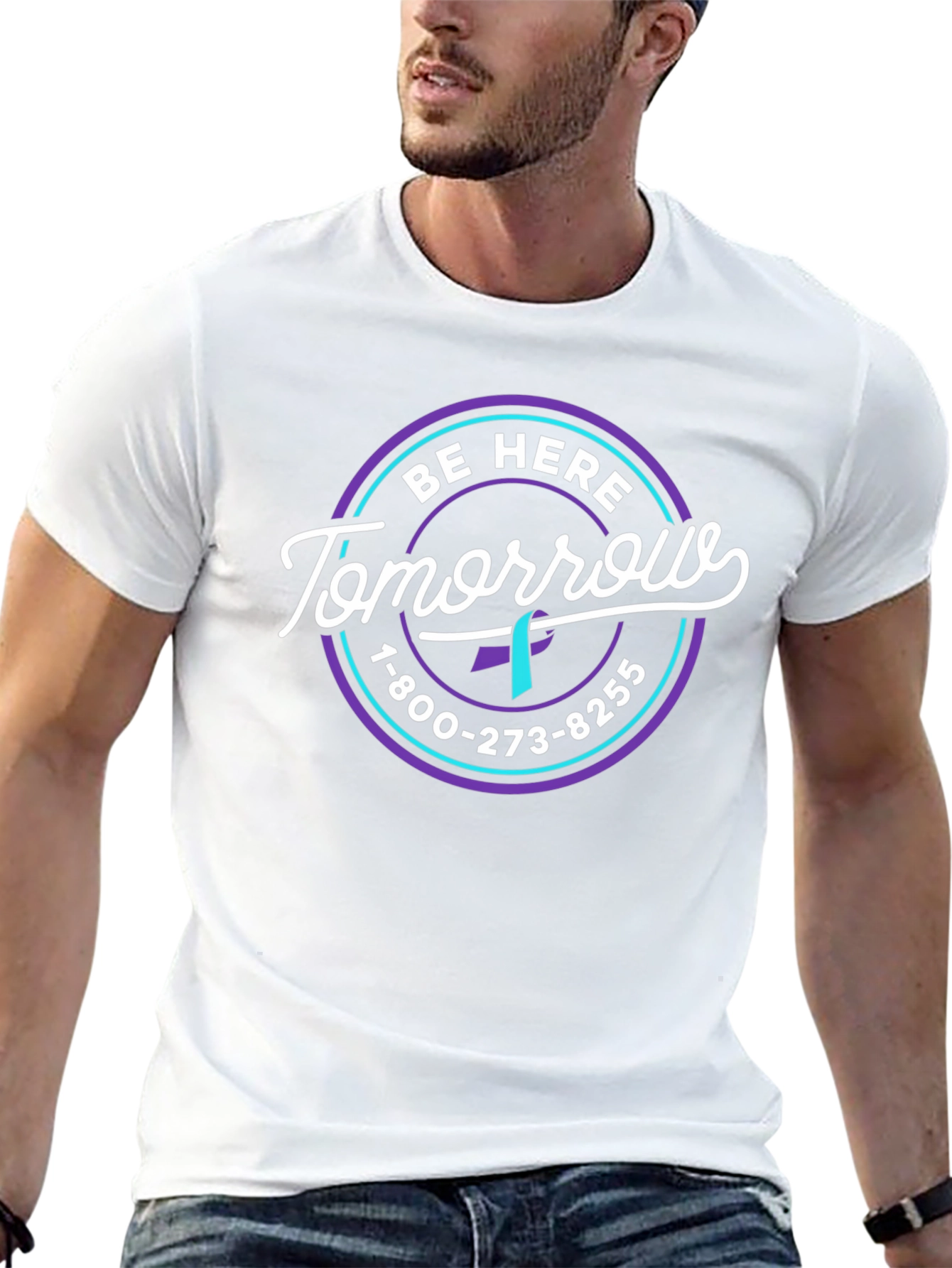 Be Here Tomorrow T-Shirt: Suicide Prevention Awareness
