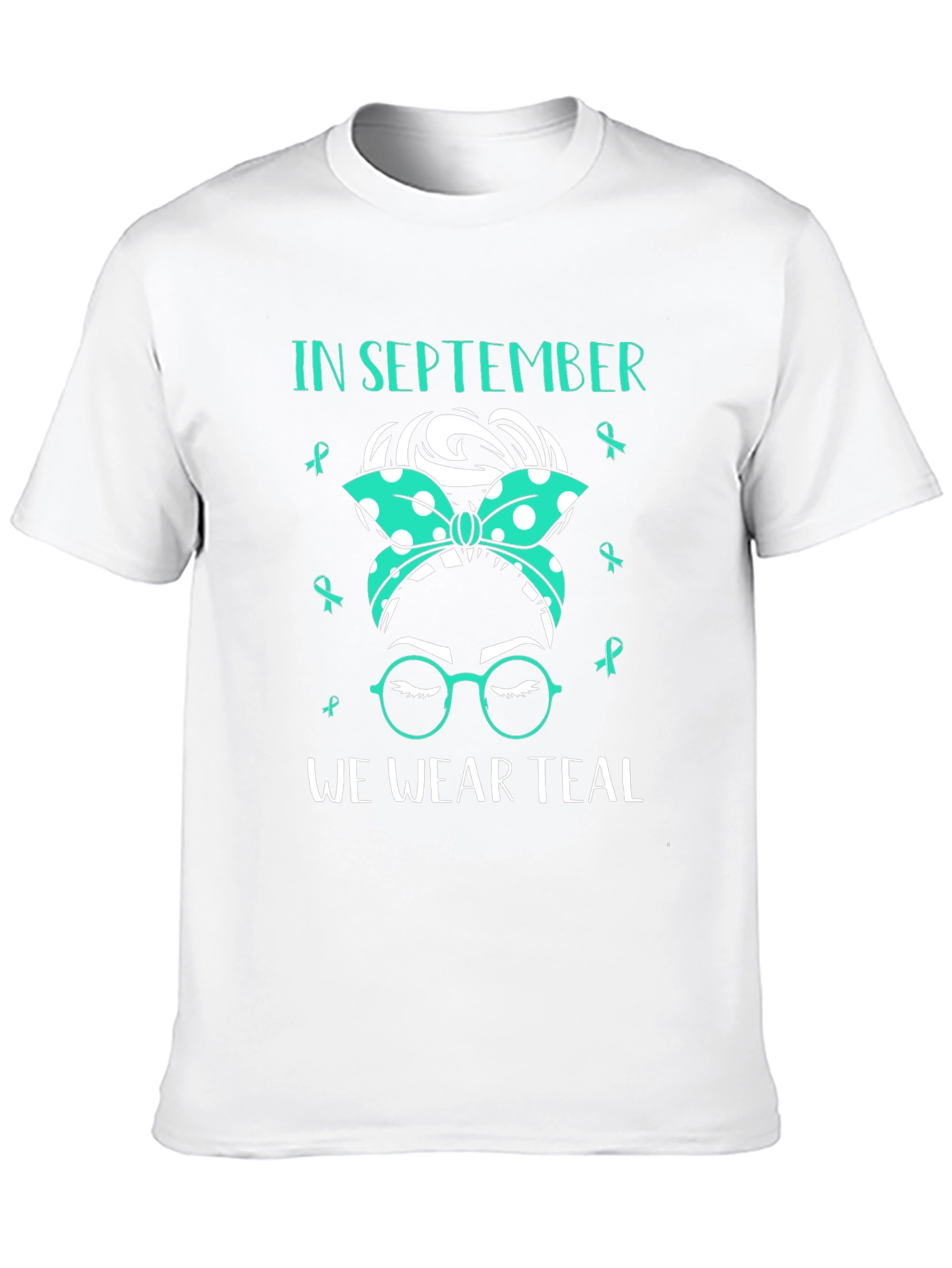 September Teal Awareness Ribbon T-Shirt