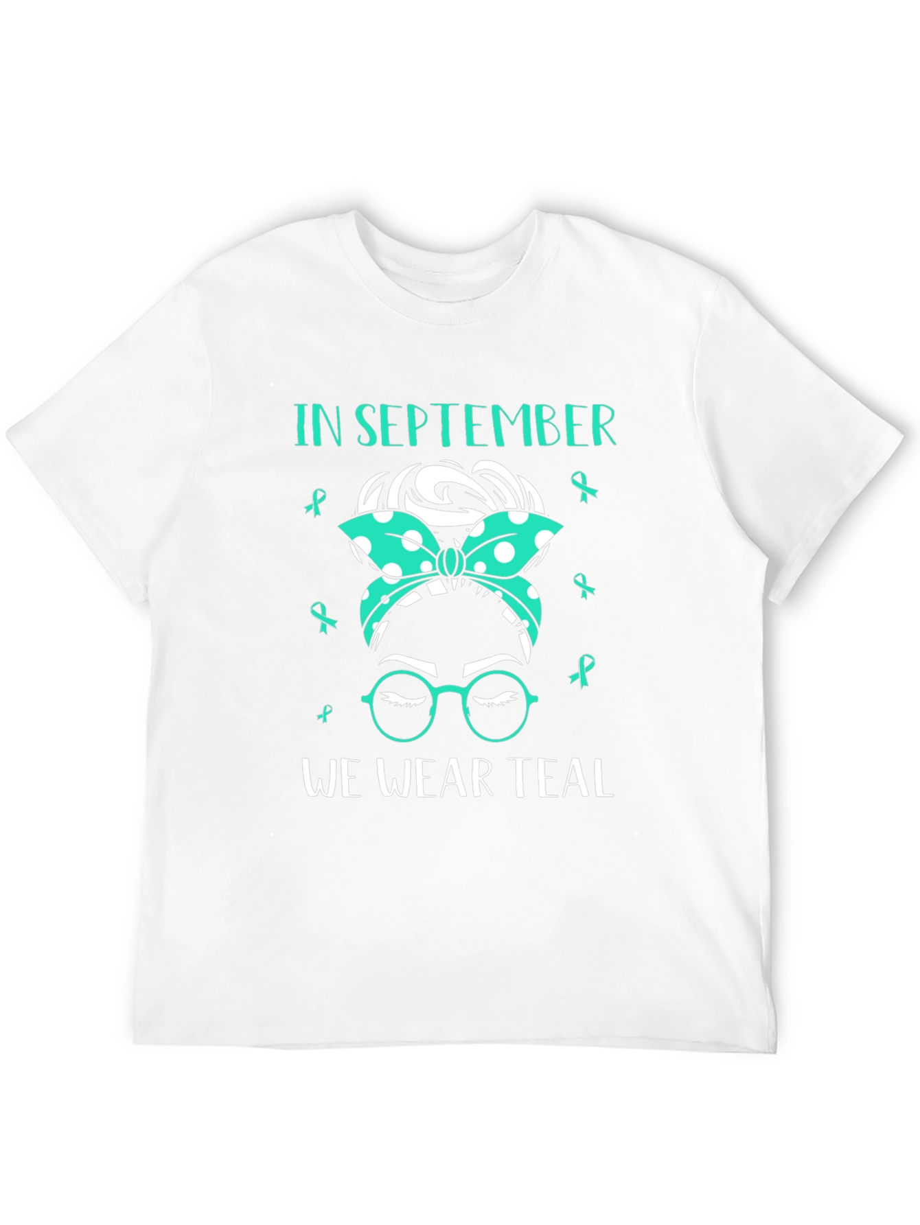 September Teal Awareness Ribbon T-Shirt