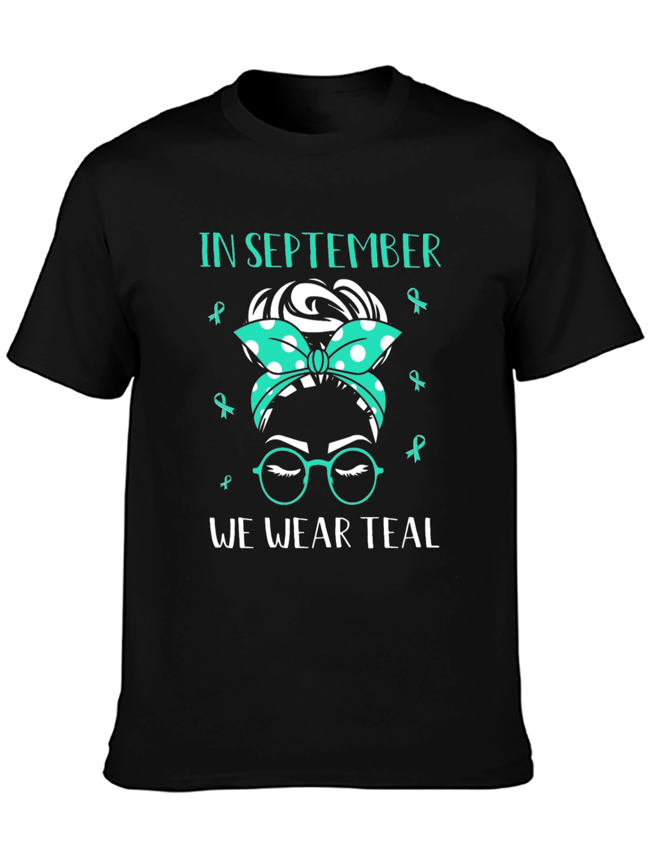 September Teal Awareness Ribbon T-Shirt