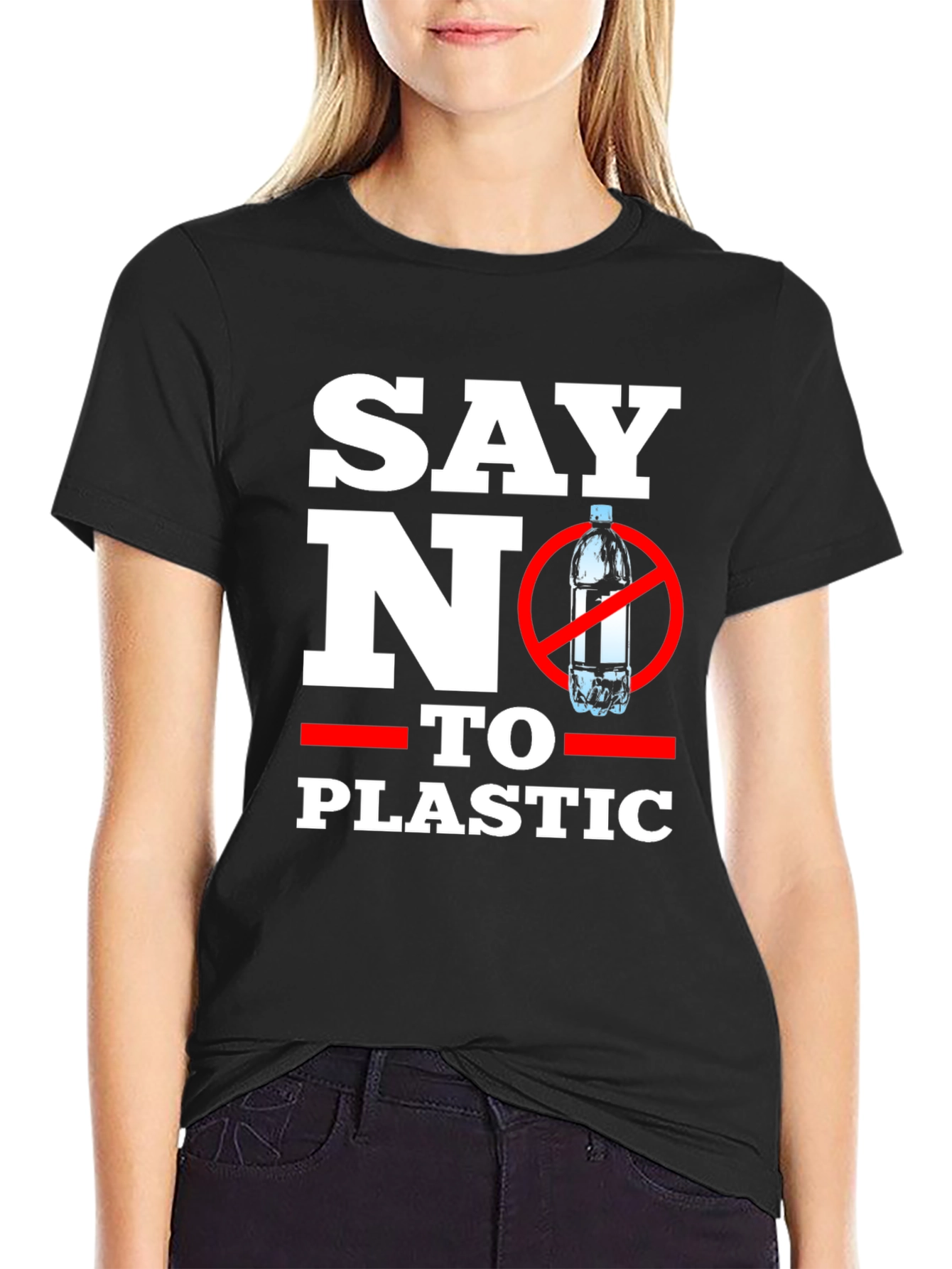Say No To Plastic Graphic T-Shirt