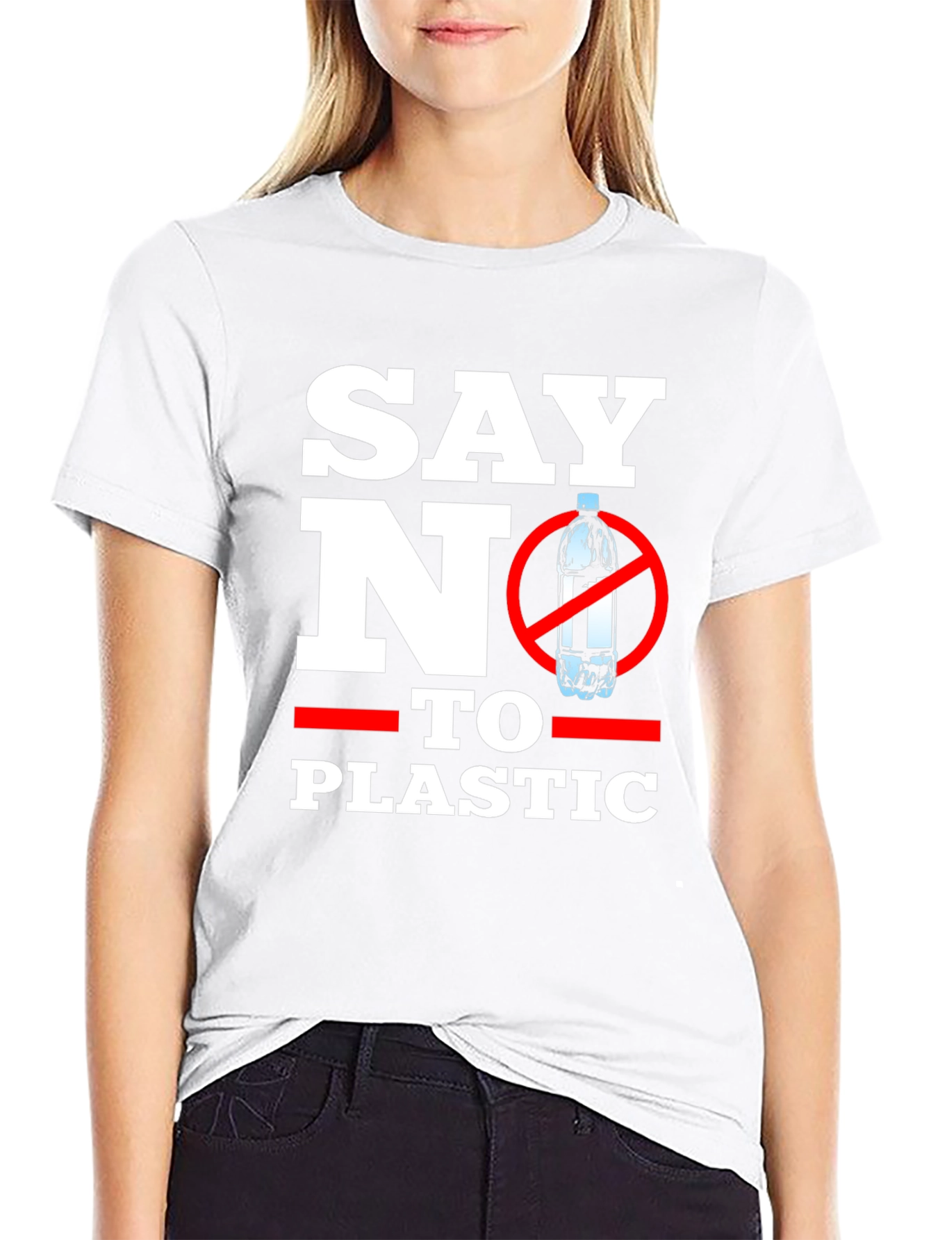 Say No To Plastic Graphic T-Shirt