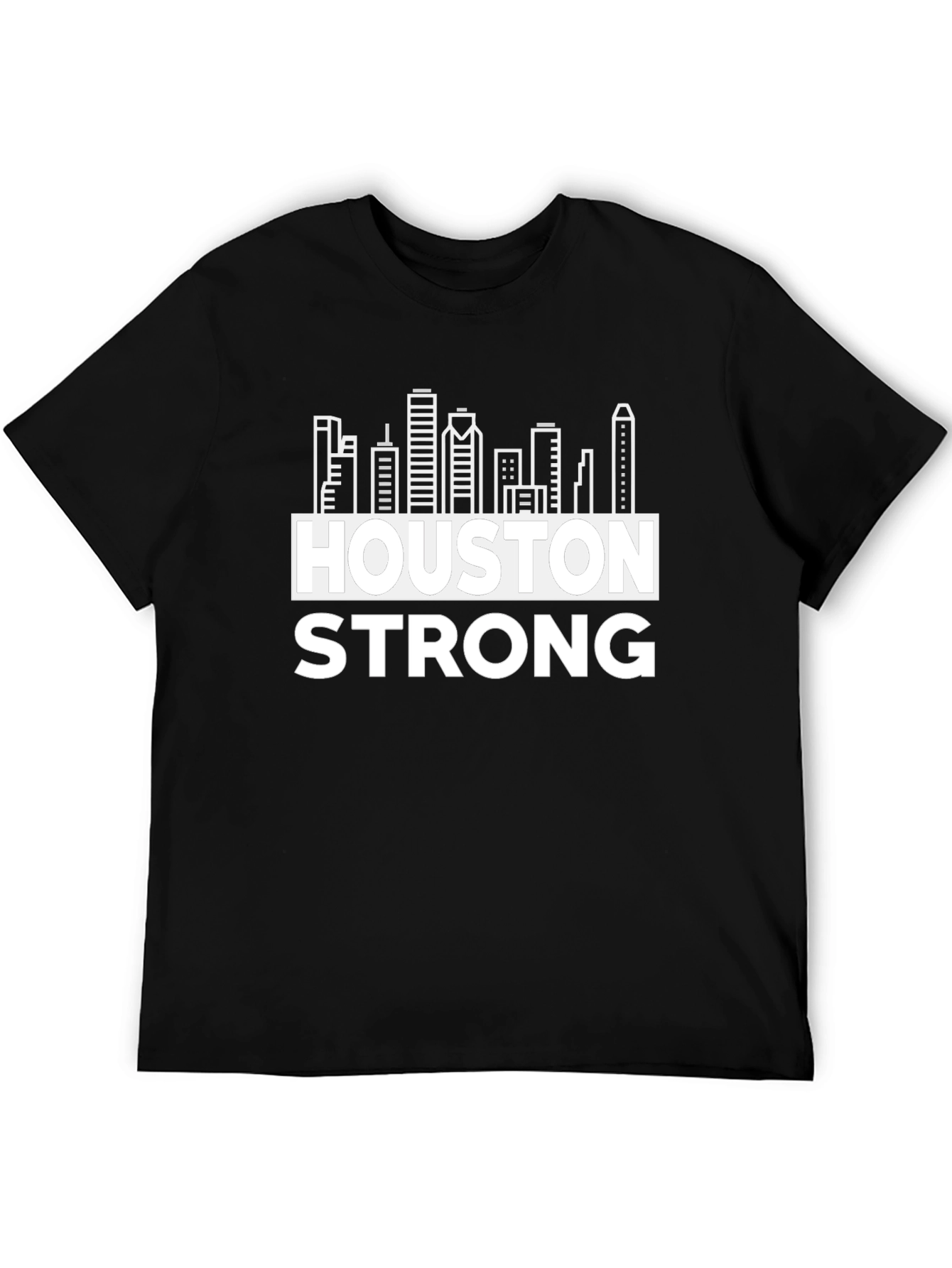 Houston Strong T-Shirt - City Skyline Design