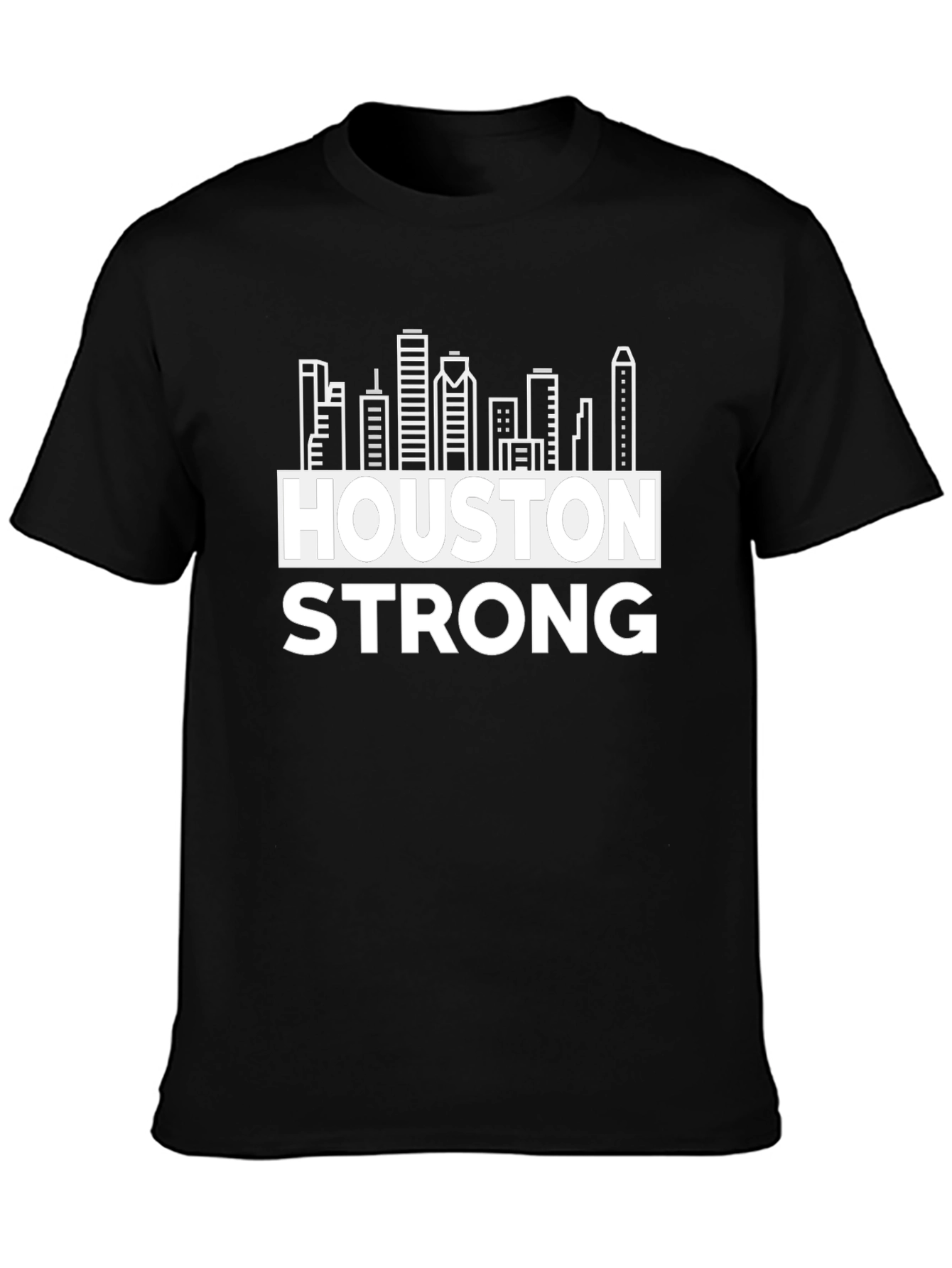 Houston Strong T-Shirt - City Skyline Design