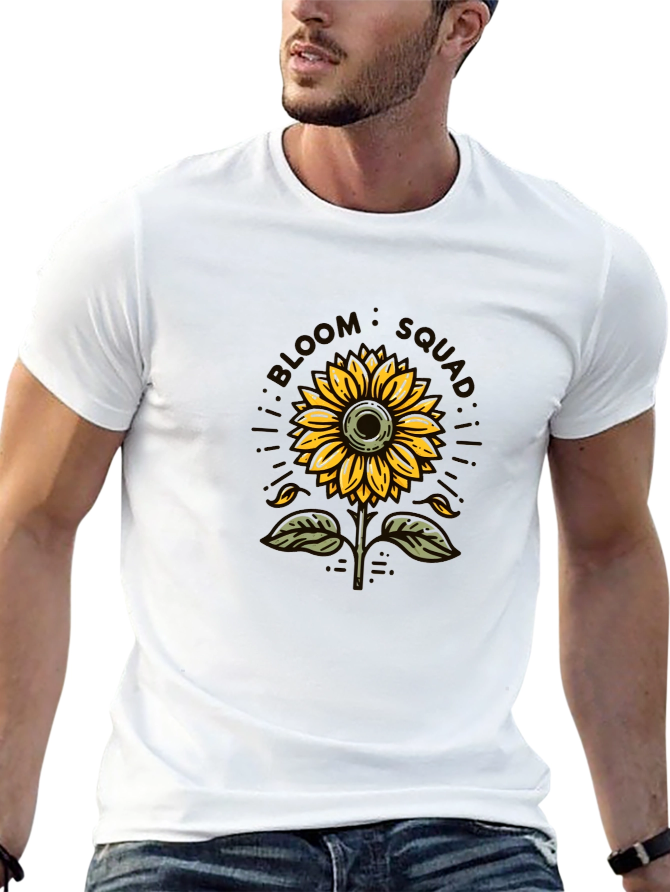 Bloom Squad Sunflower Graphic Tee
