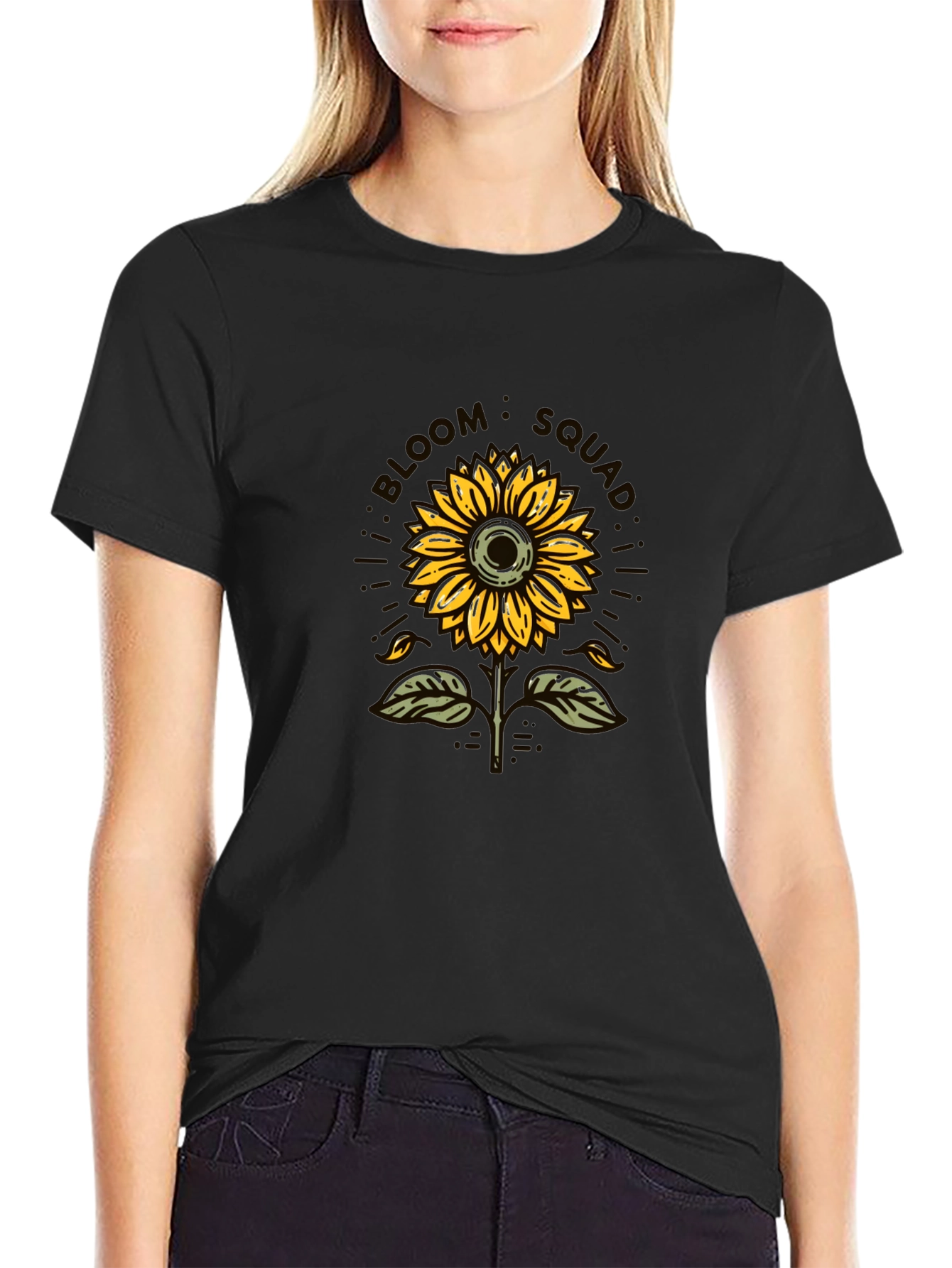 Bloom Squad Sunflower Graphic Tee