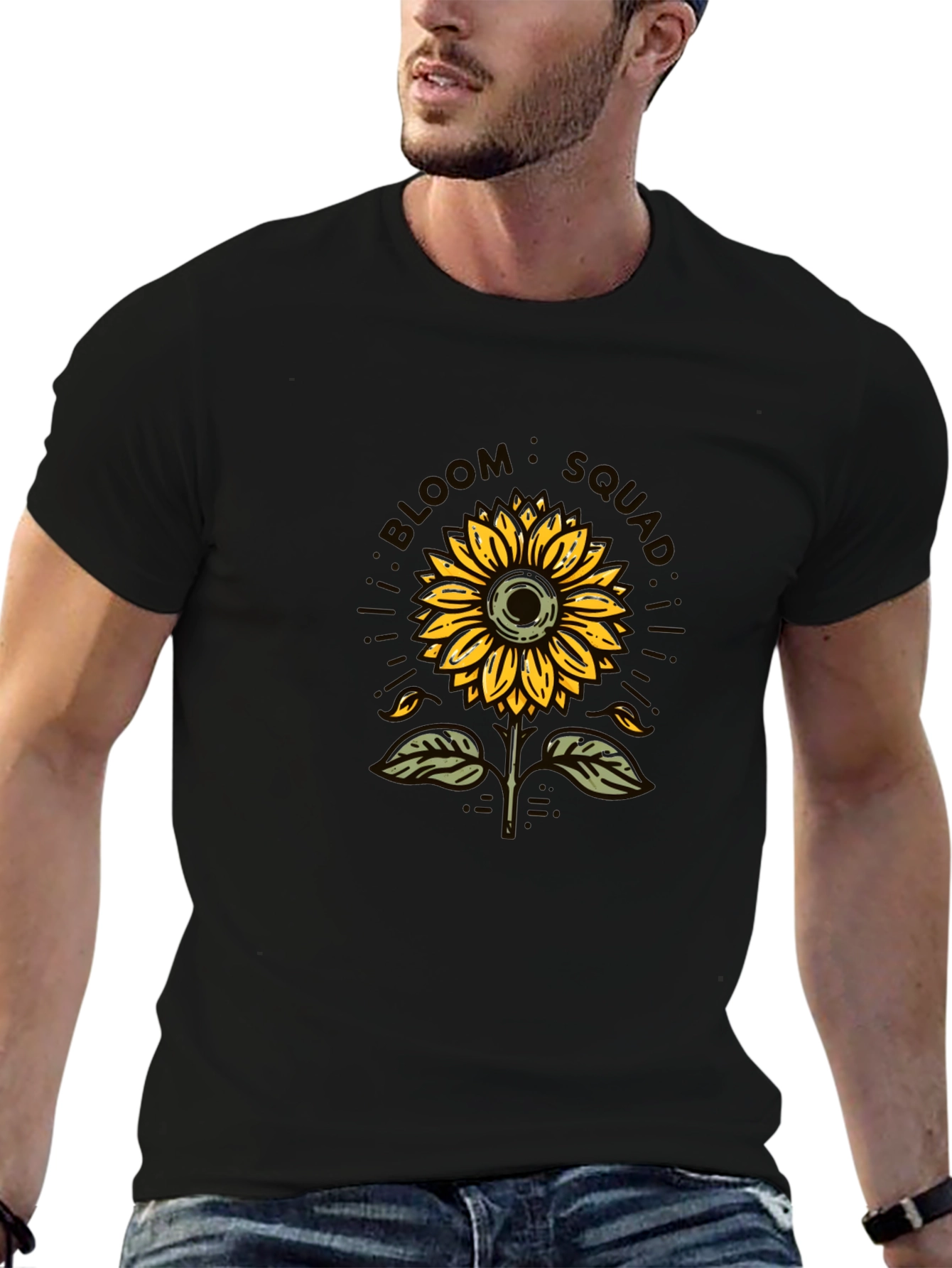 Bloom Squad Sunflower Graphic Tee