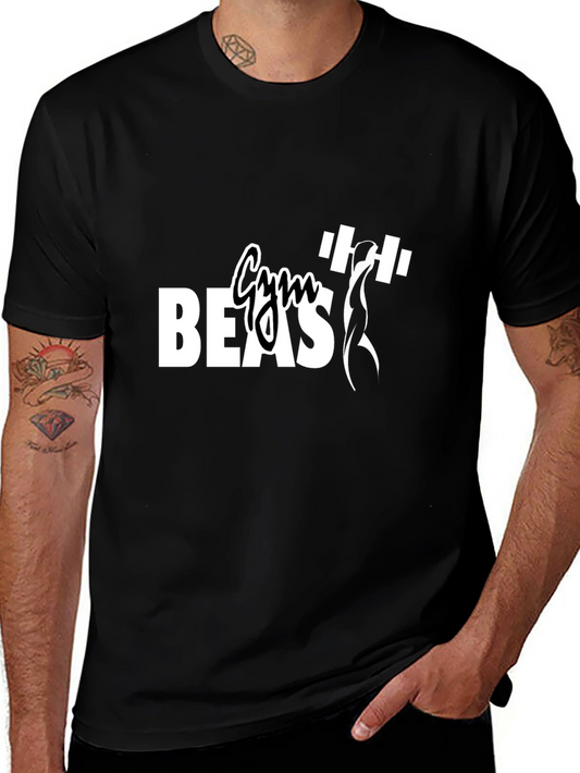 Gym Beast Black T-Shirt - Workout Apparel