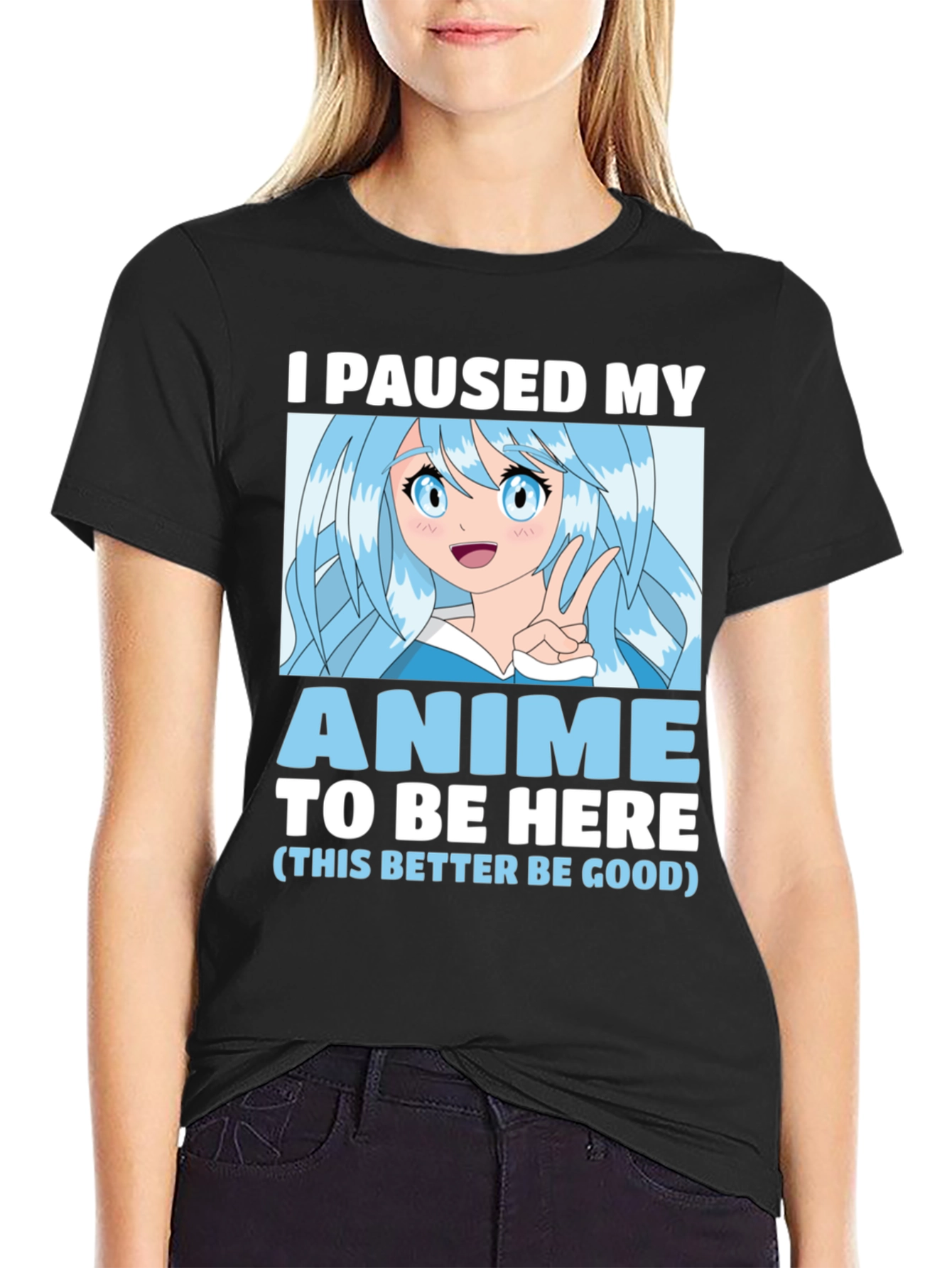 Anime Paused T-Shirt -  Gamer Gift