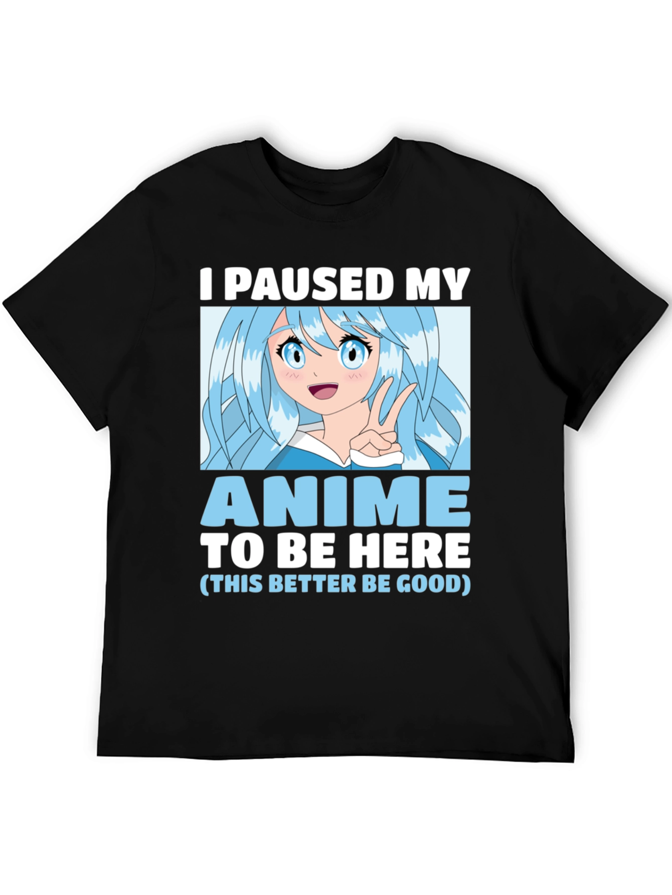 Anime Paused T-Shirt -  Gamer Gift