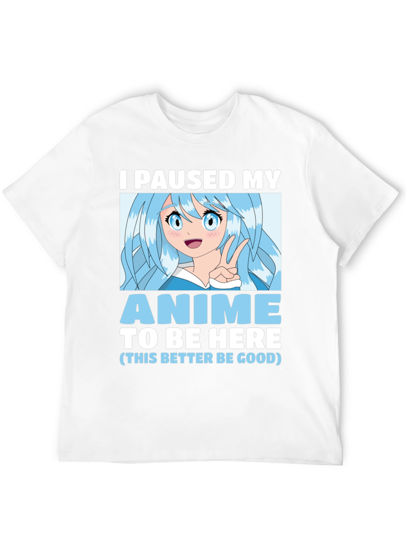 Anime Paused T-Shirt -  Gamer Gift