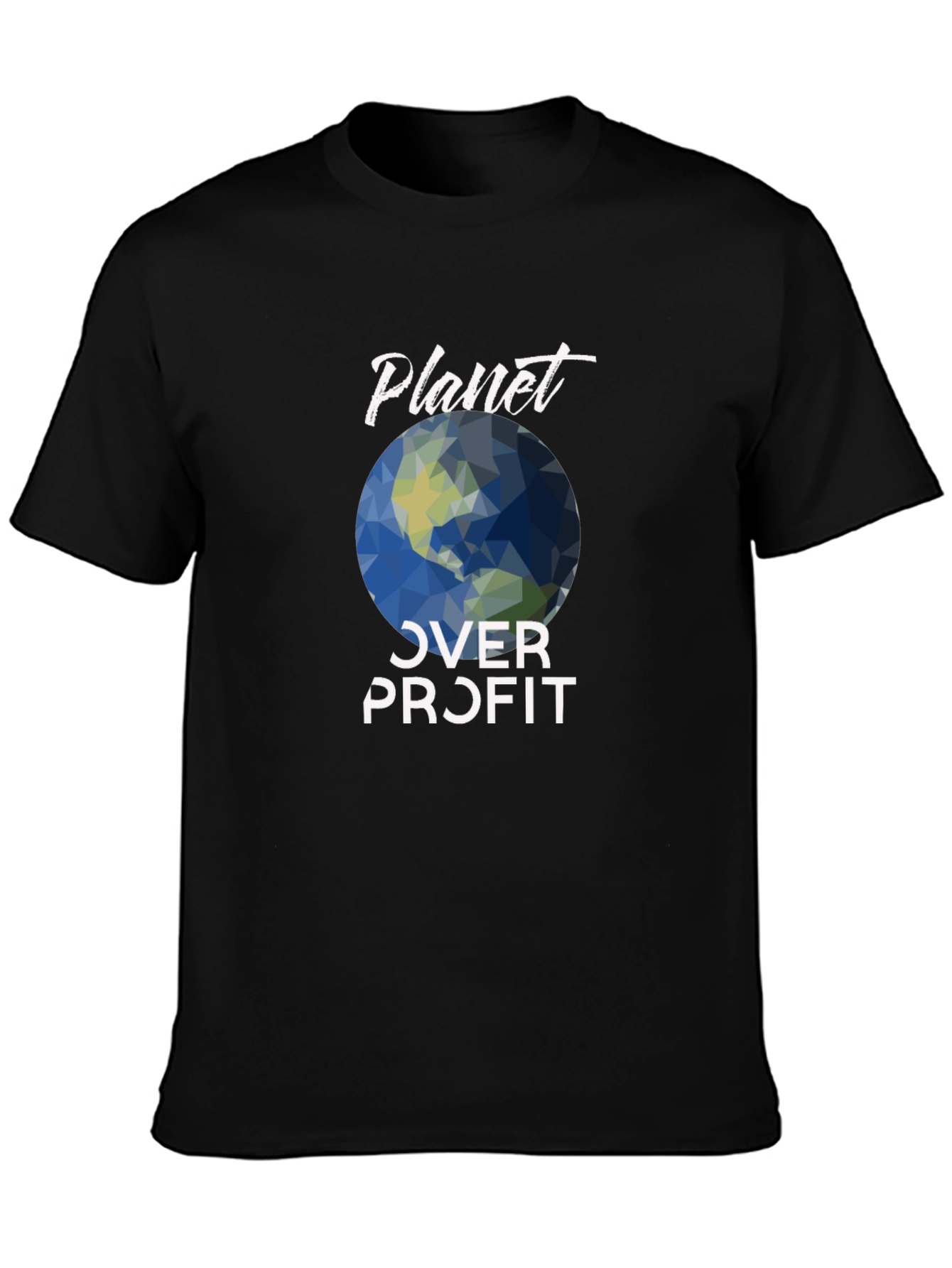 Planet Over Profit Graphic Tee - Eco-Friendly Fashion