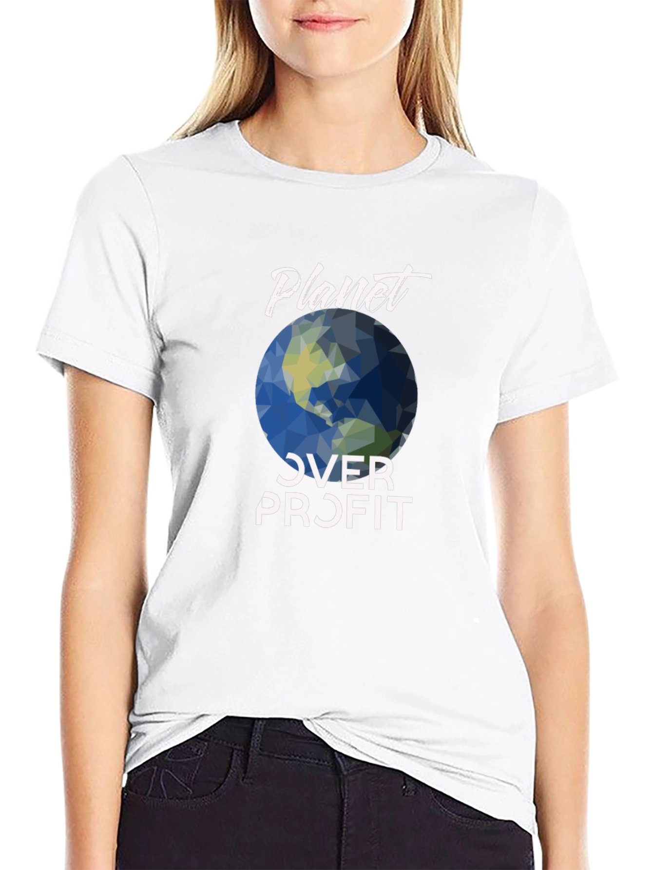 Planet Over Profit Graphic Tee - Eco-Friendly Fashion