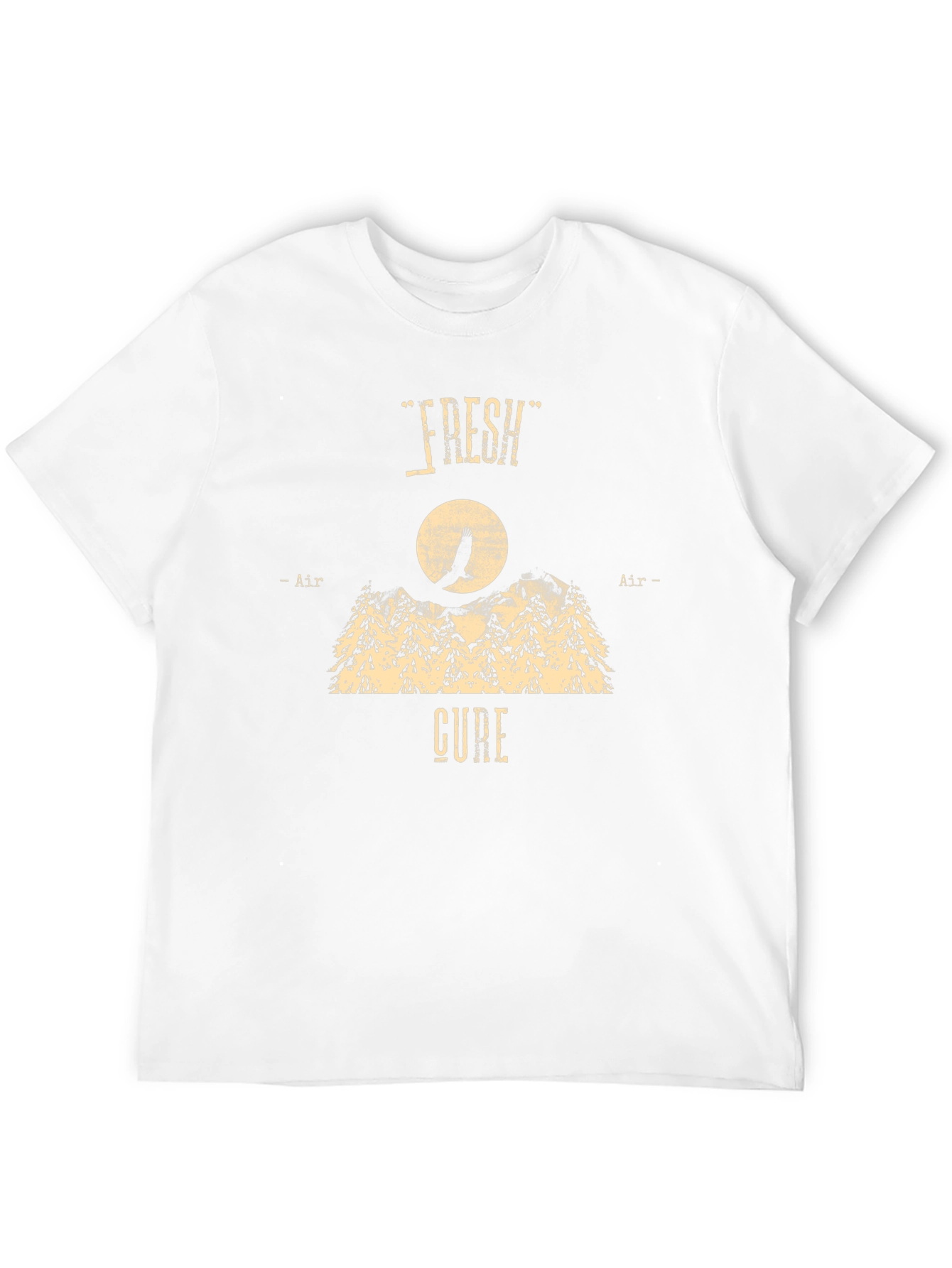 Fresh Air Cure Black Graphic Tee