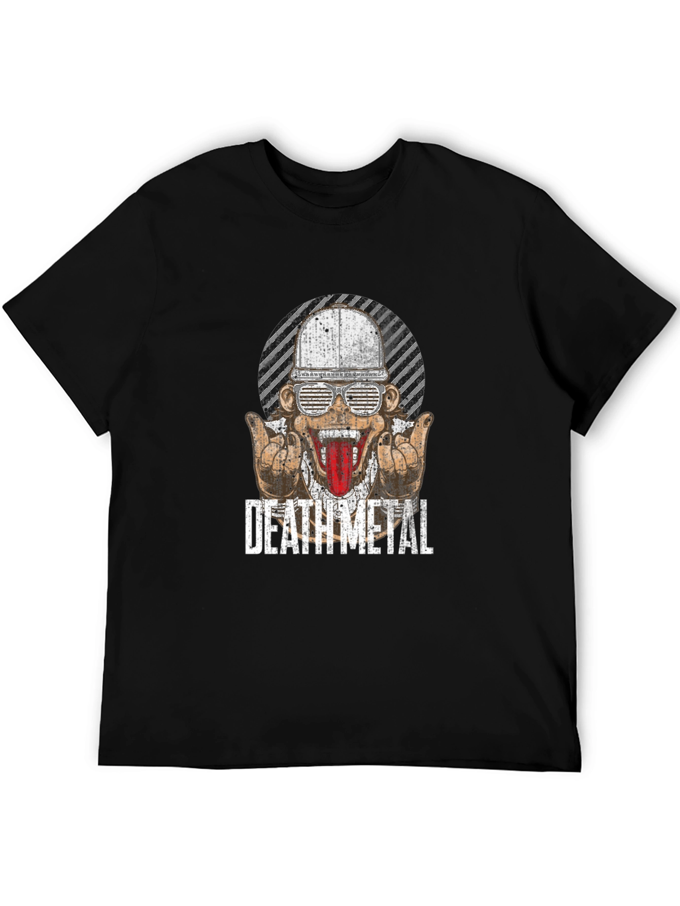 Death Metal Graphic T-Shirt - Edgy Design
