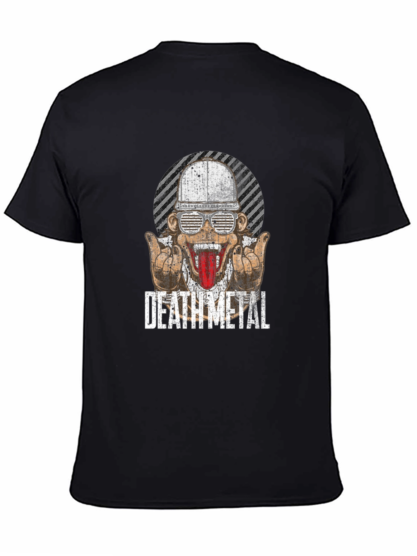 Death Metal Graphic T-Shirt - Edgy Design