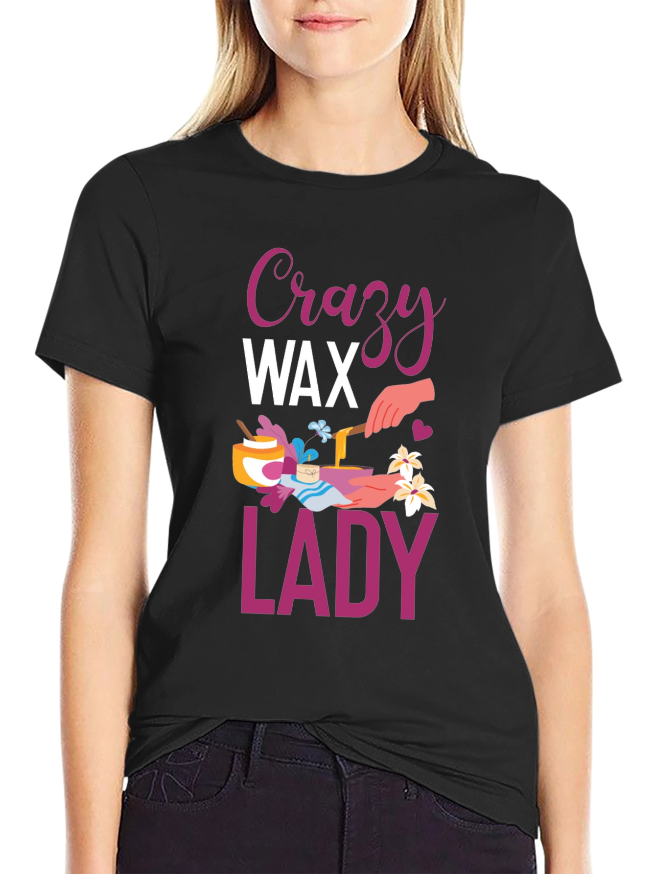Crazy Wax Lady Graphic Tee