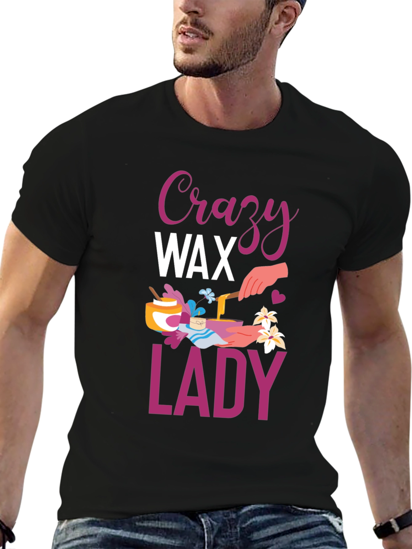 Crazy Wax Lady Graphic Tee